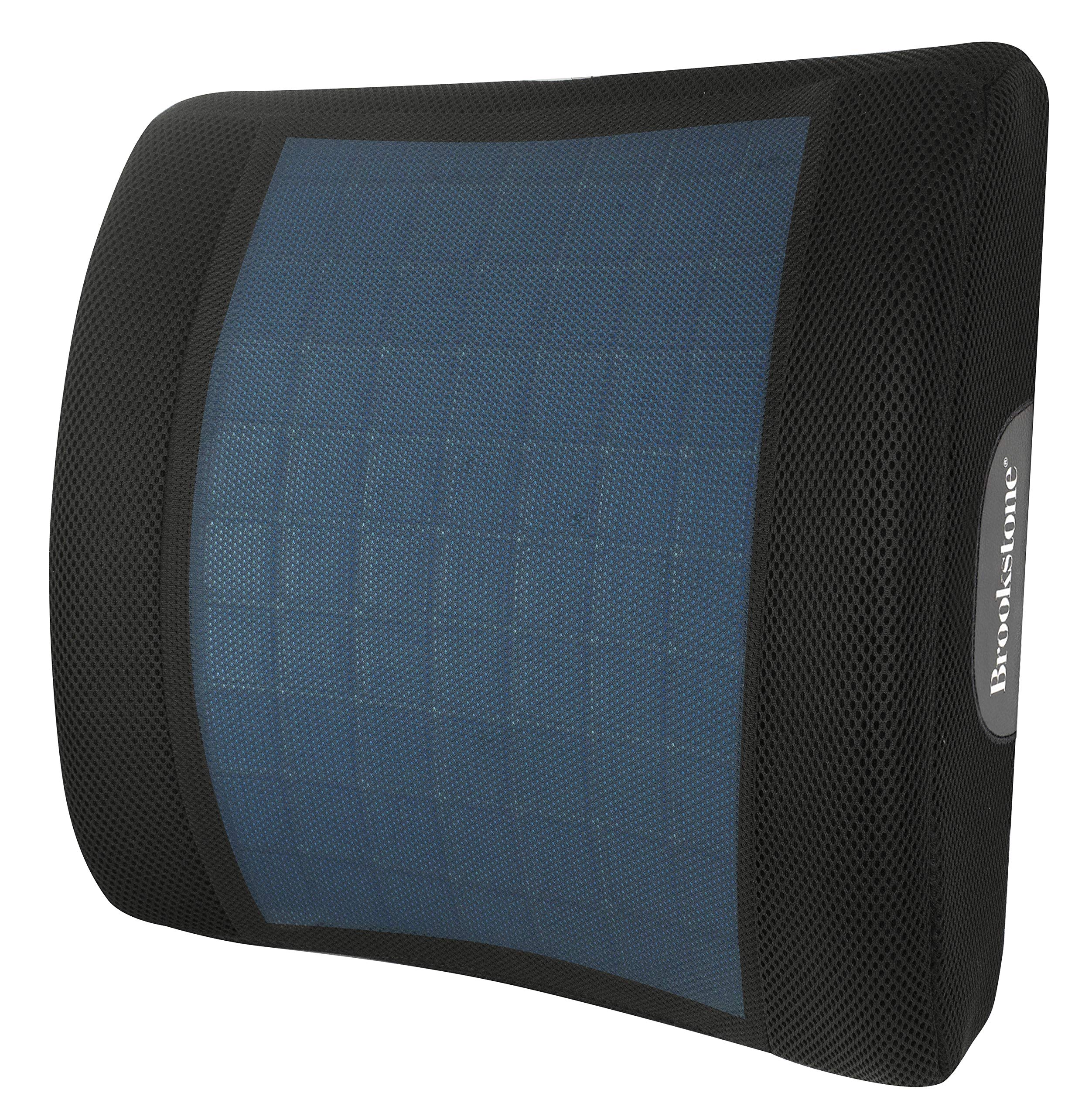 brookstone-luxurious-lumbar-support-pillow-premium-memory-foam-back-cushion-for- image 8