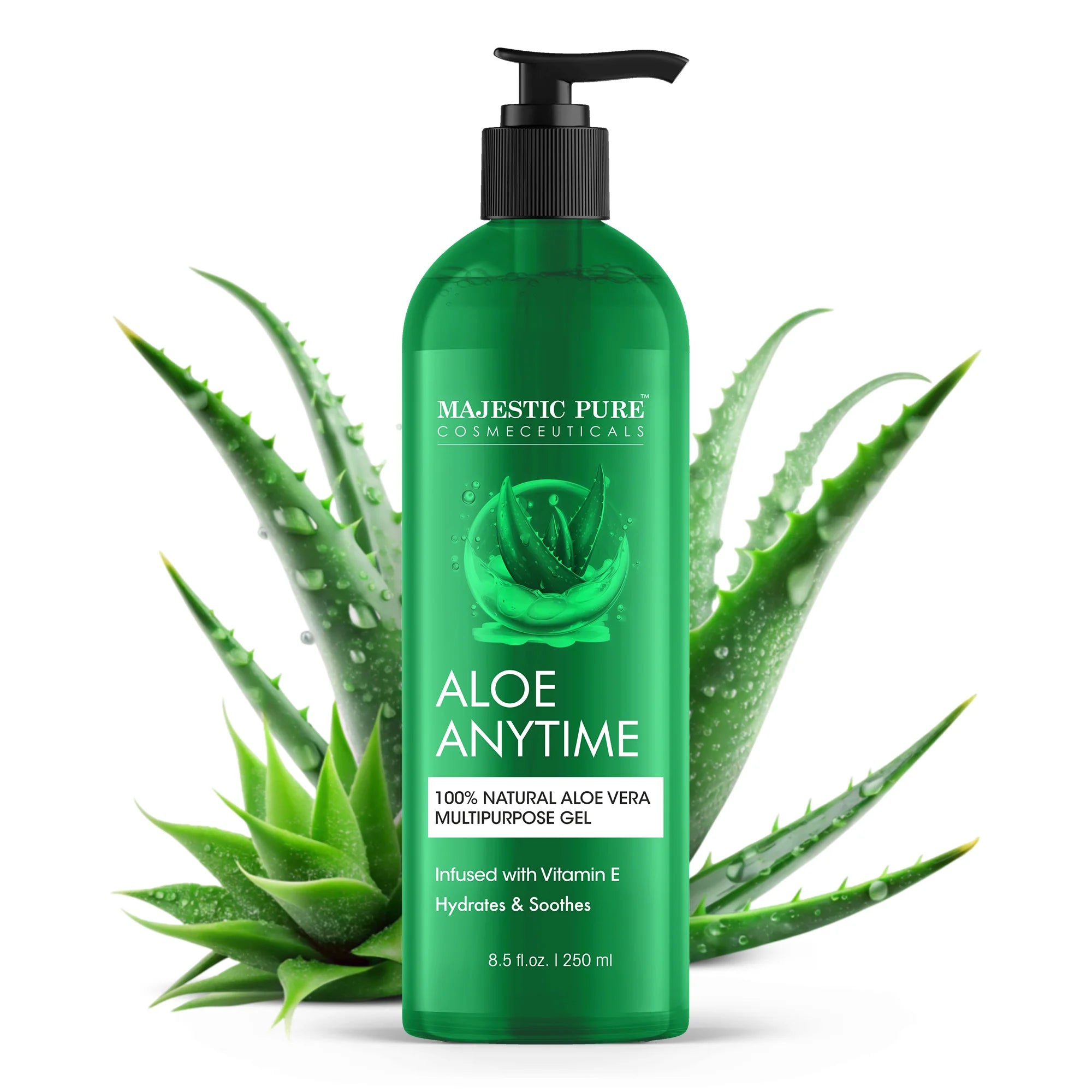 majestic-pure-aloe-anytime-gel-with-vitamin-e-8-5-fl-oz image 1