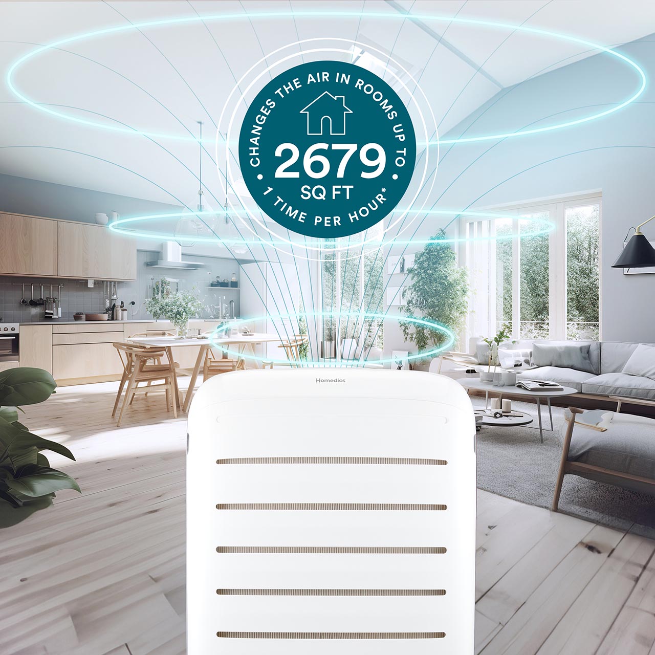 homedics-extra-large-room-smart-air-purifier-c500-with-wi-fi-and-app-control image 6