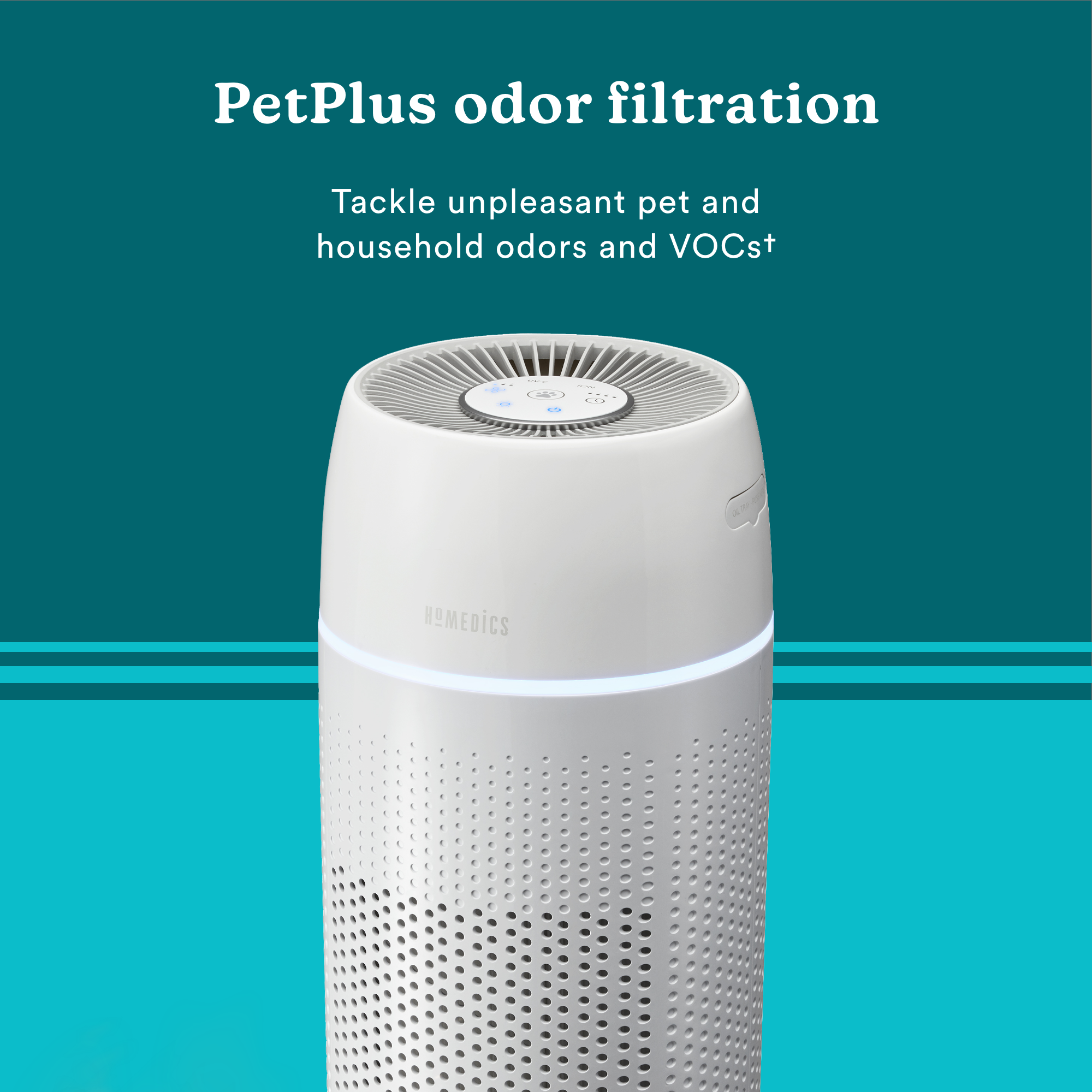 homedics-totalclean-petplus-5-in-1-air-purifier-with-petplus-activated-carbon-fi image 5