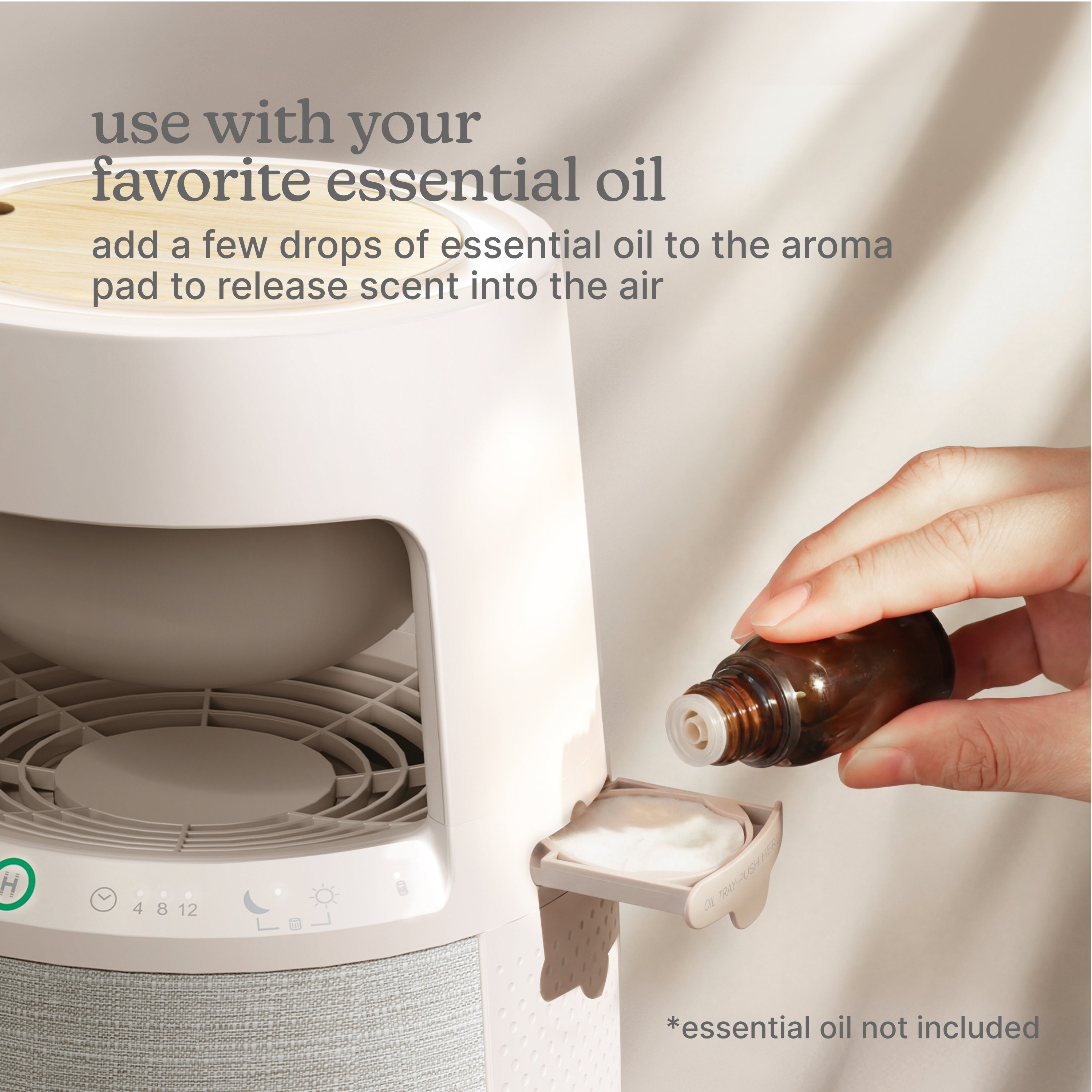 homedics-natura-air-purifier-with-true-hepa-filtration-and-smart-air-quality-sen image 8