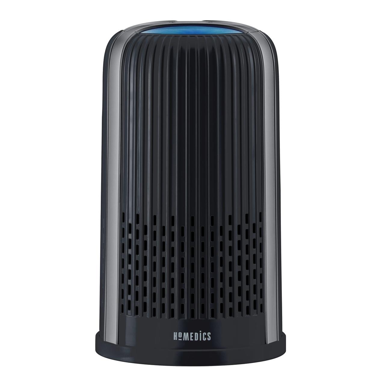 homedics-totalclean-4-in-1-small-room-air-purifier-hepa-uv-c-ionizer-and-carbon- image 2