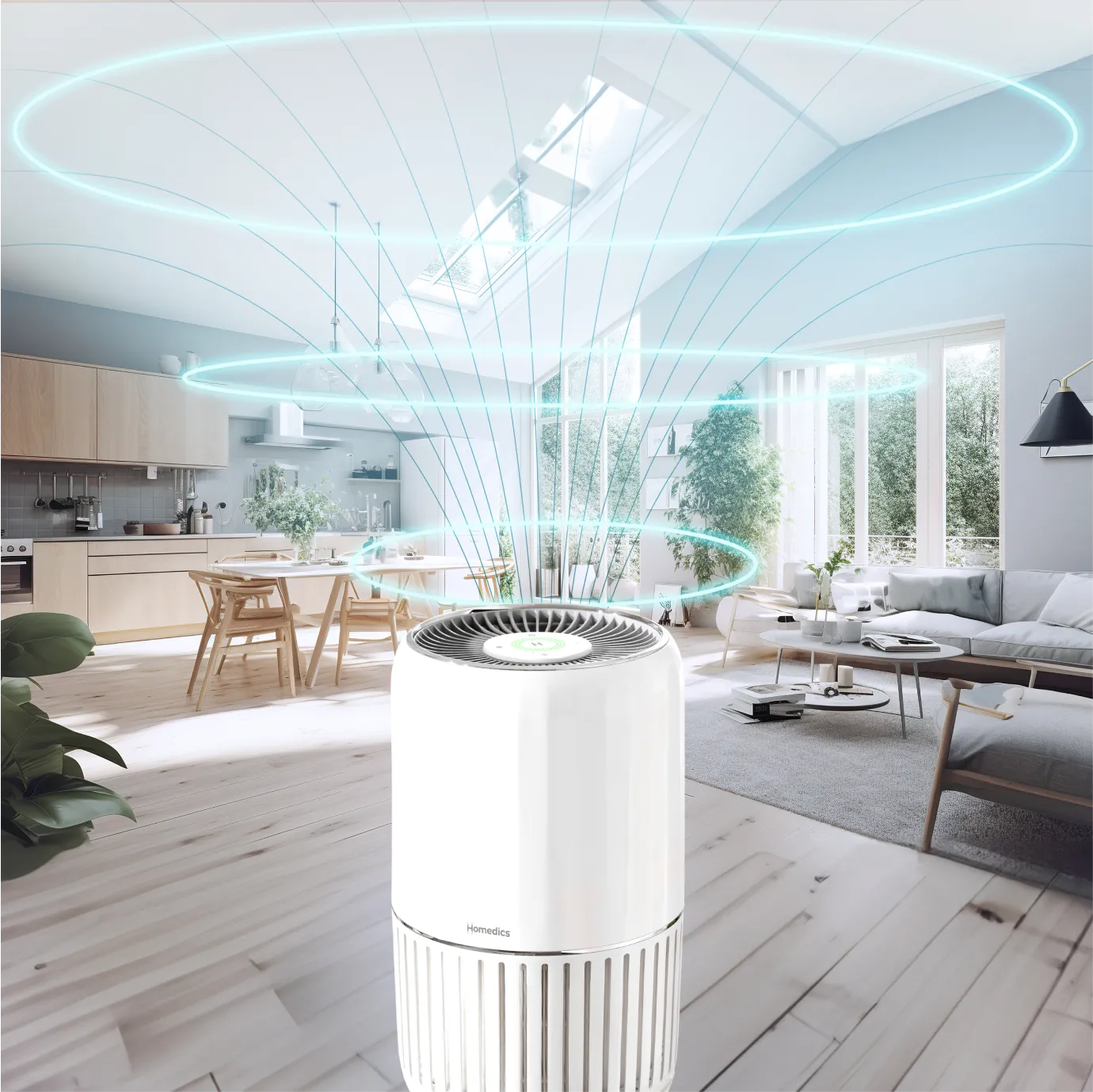 homedics-smart-air-purifier-t200-for-large-rooms-up-to-324-sq-ft image 5