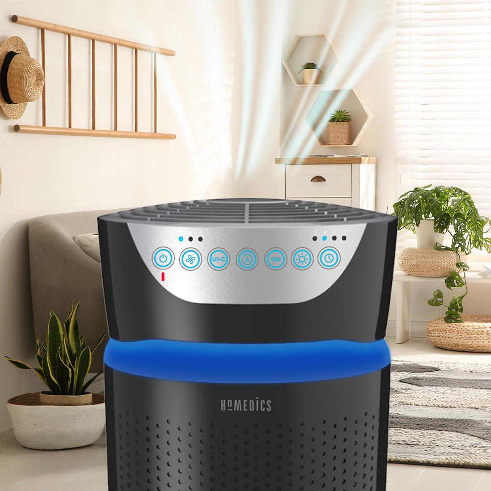 homedics-totalclean-5-in-1-uv-c-large-room-air-purifier image 7