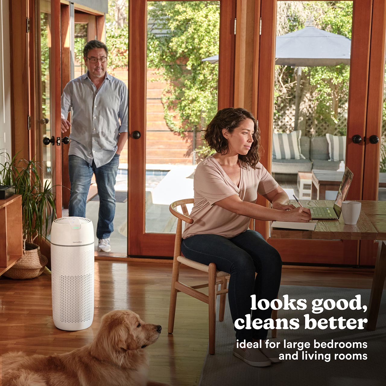 homedics-large-room-tower-air-purifier-t43 image 4