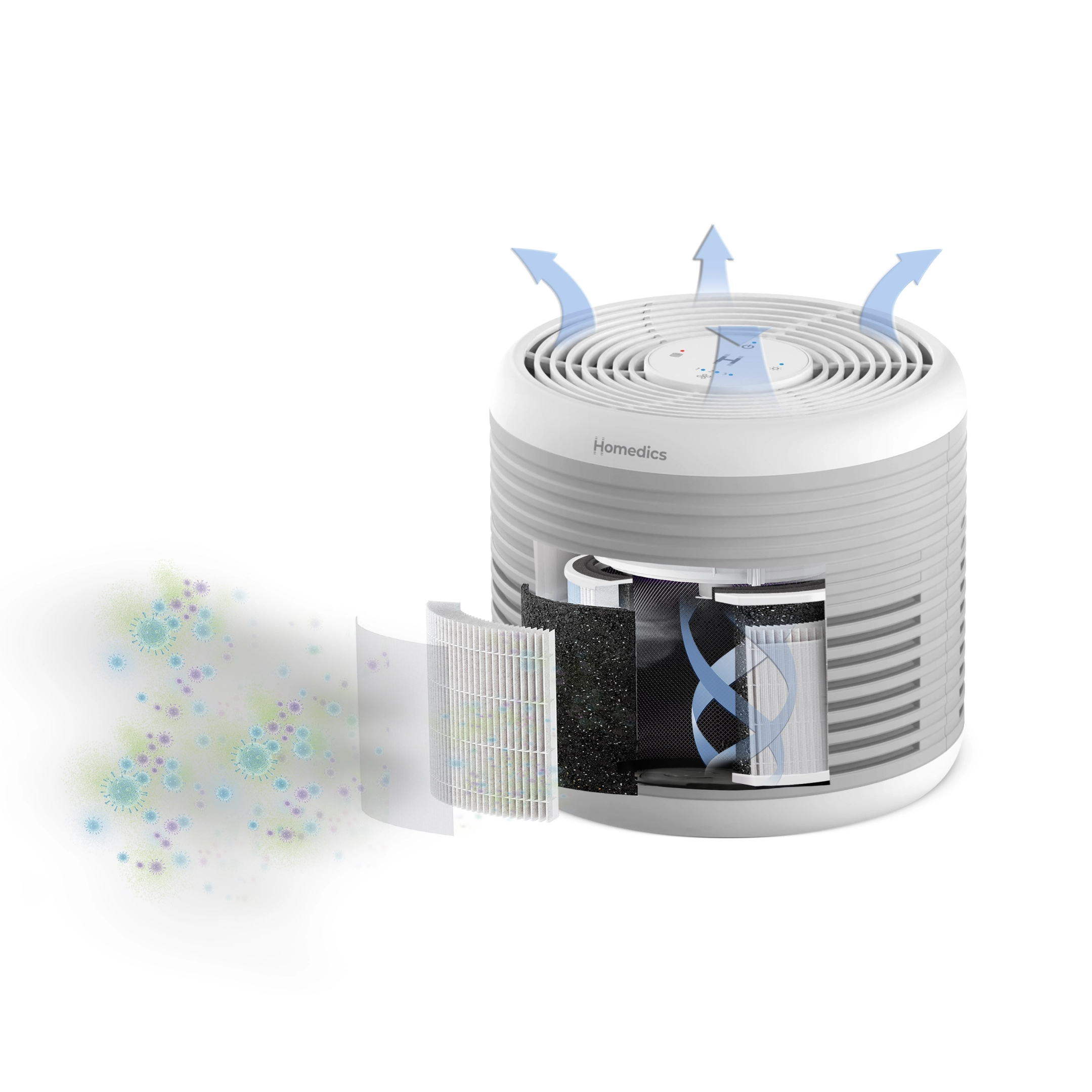 homedics-3-in-1-true-hepa-replacement-filter-genuine-part-for-air-purifiers-ap-t image 3