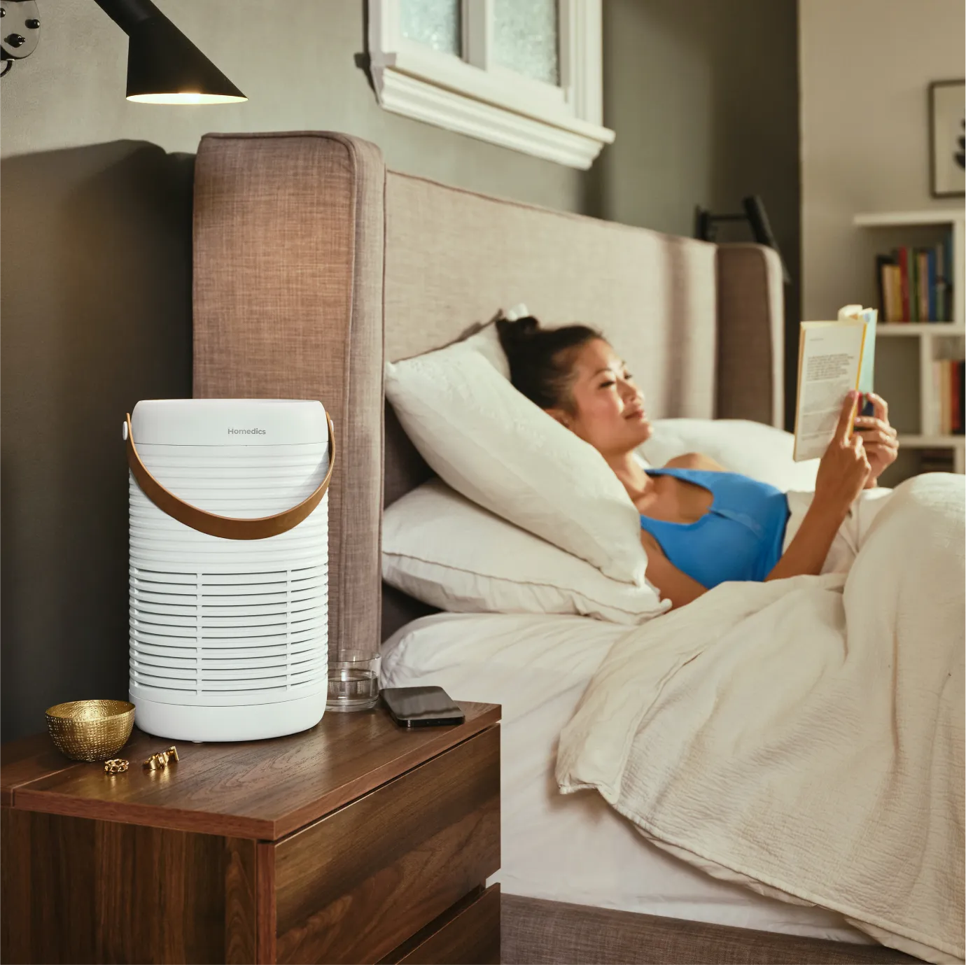 homedics-t95-air-purifier-with-red-light-indicator-medium-room-quiet-operation image 8