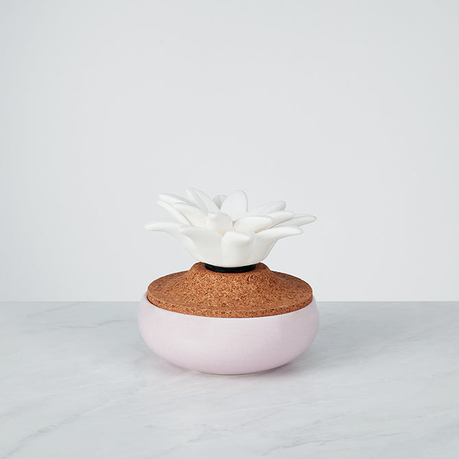 homedics-ellia-lazy-daisy-porcelain-aroma-diffuser-floral-design-no-water-or-ele image 1