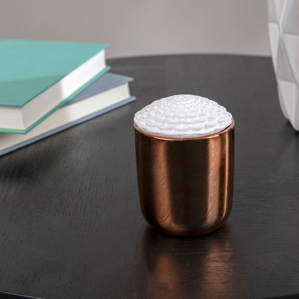 homedics-ellia-copper-in-bloom-porcelain-aroma-diffuser-15ml-oil-included image 3