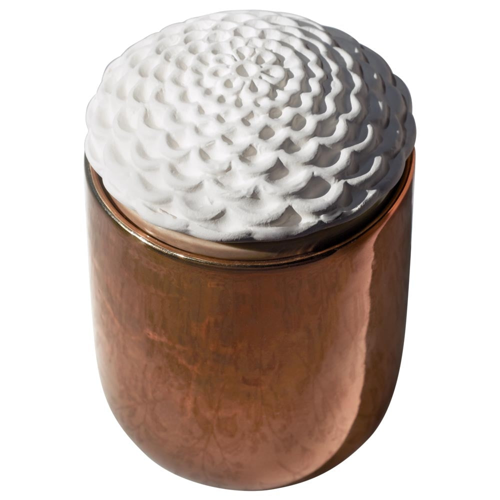 homedics-ellia-copper-in-bloom-porcelain-aroma-diffuser-15ml-oil-included image 4