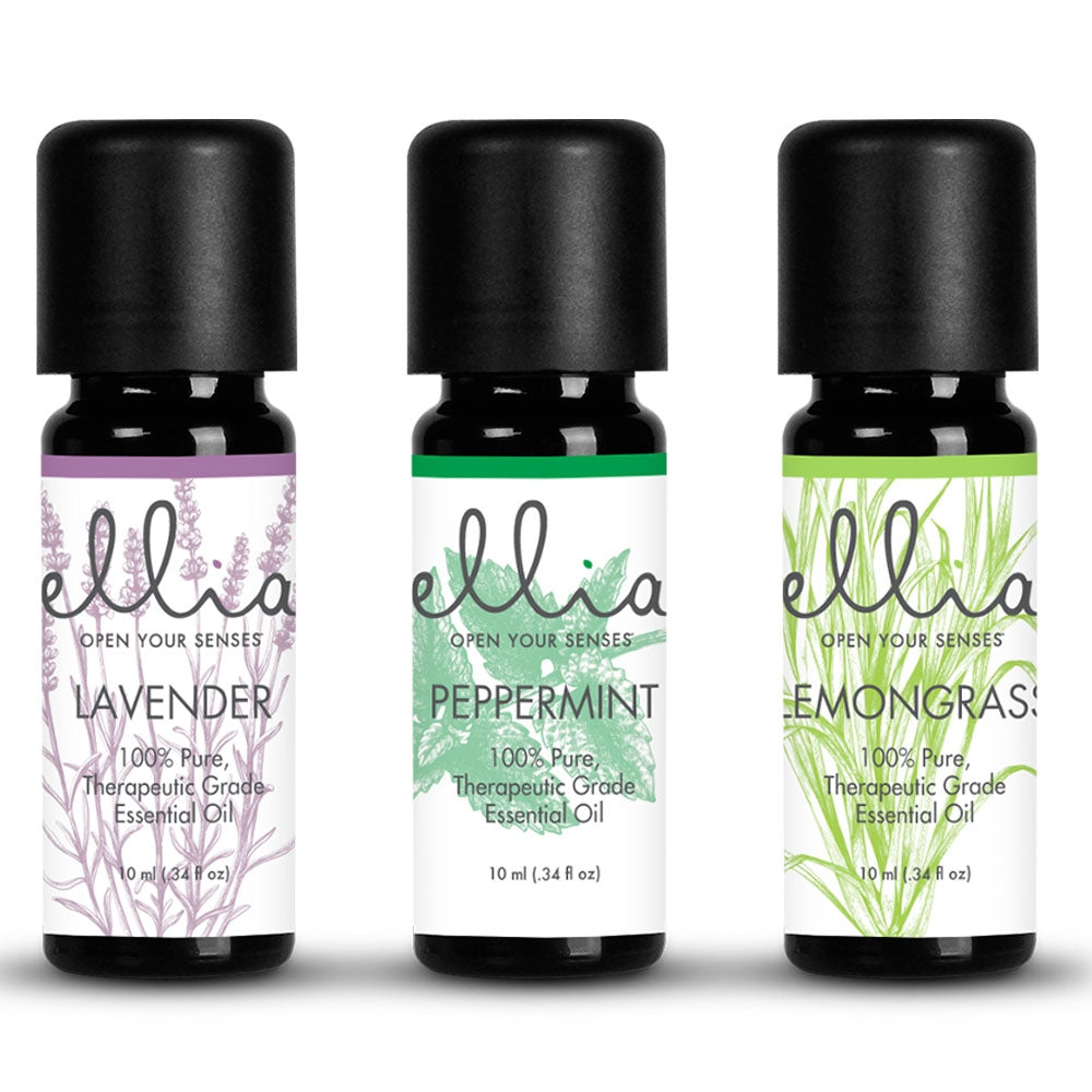ellia-by-homedics-single-notes-essential-oil-3-pack-lavender-peppermint-lemongra image 3