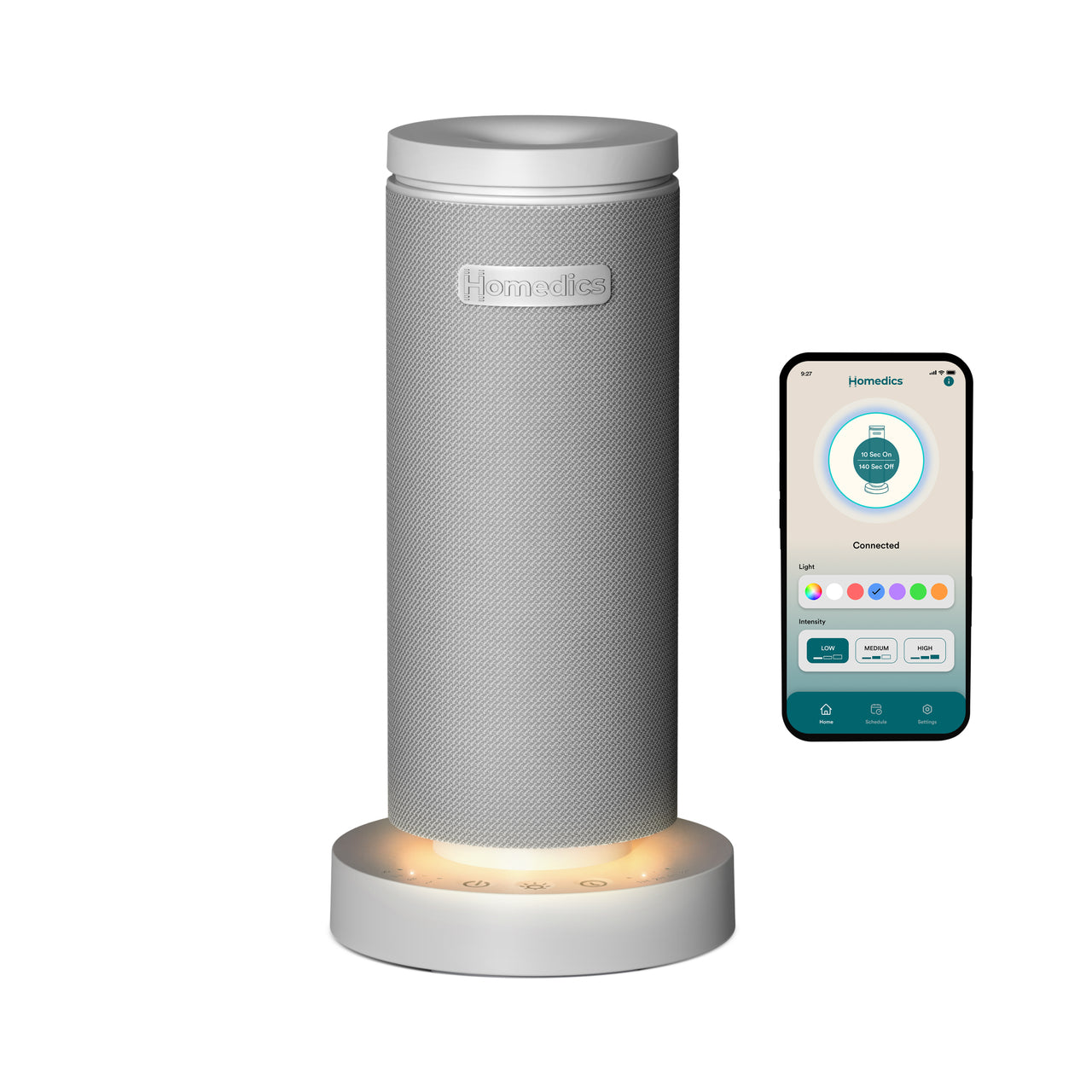 homedics-serenescent-fabric-waterless-rechargeable-diffuser-15-ml image 2
