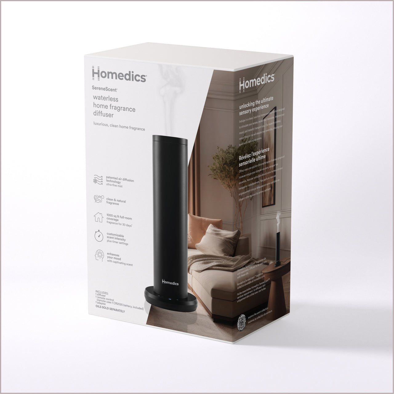 homedics-serenescent-waterless-120-ml-diffuser-flameless-aromatherapy-diffuser image 8