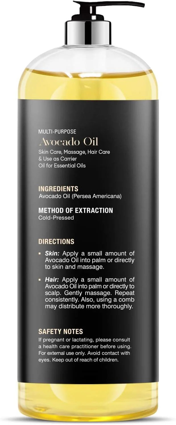 majestic-pure-100-pure-and-natural-avocado-oil-16-fl-oz-moisturizing-carrier-oil image 6