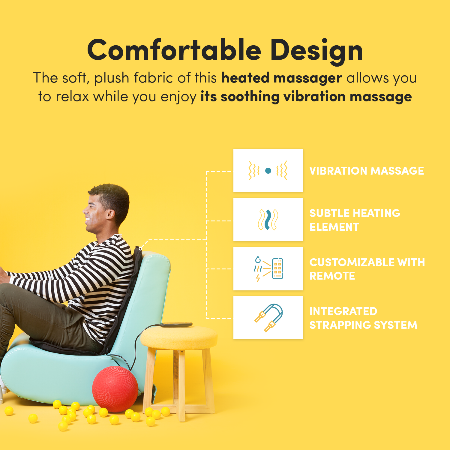 homedics-make-lemonade-deluxe-five-motor-massage-cushion-with-heat image 4