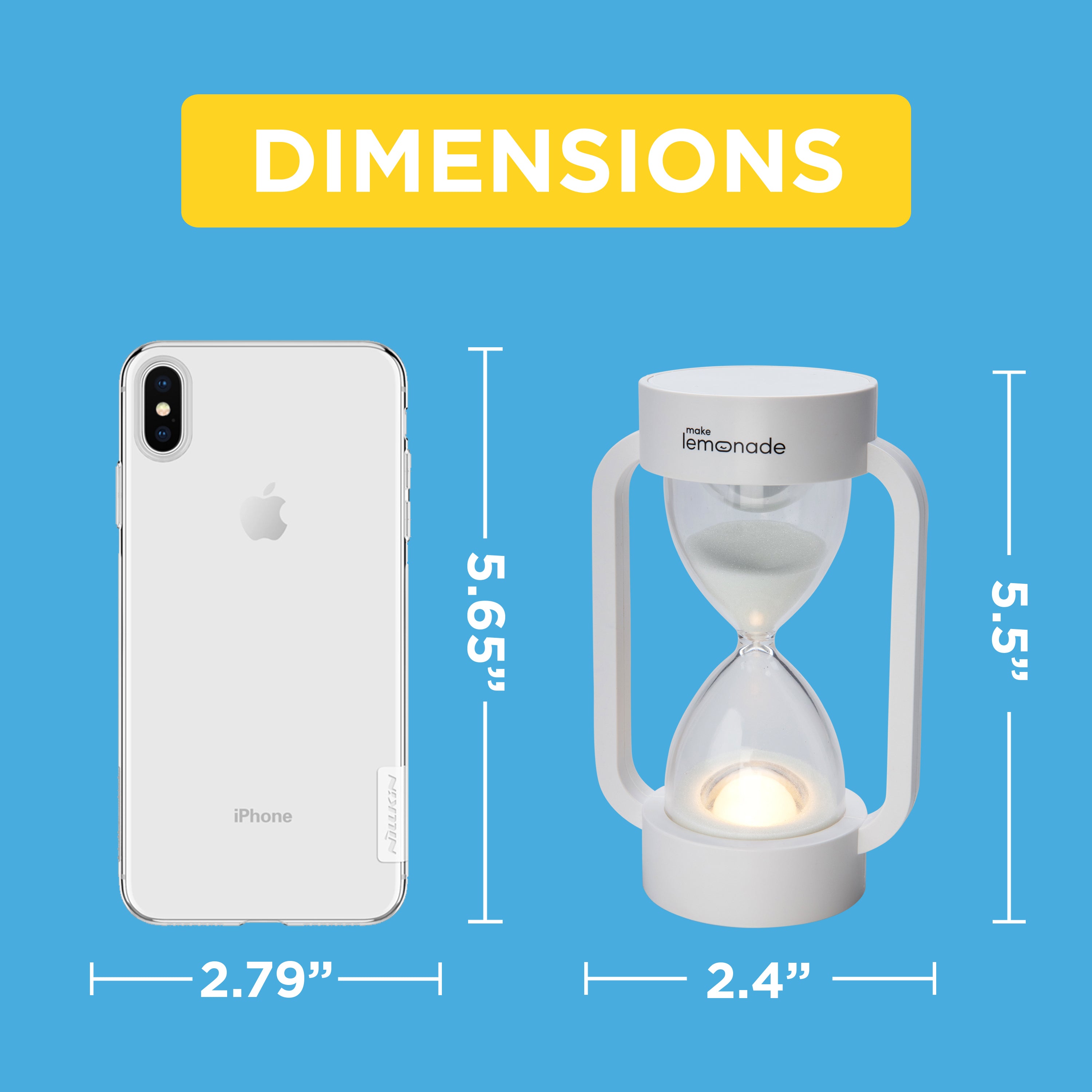 homedics-make-lemonade-hourglass-nightlight image 3