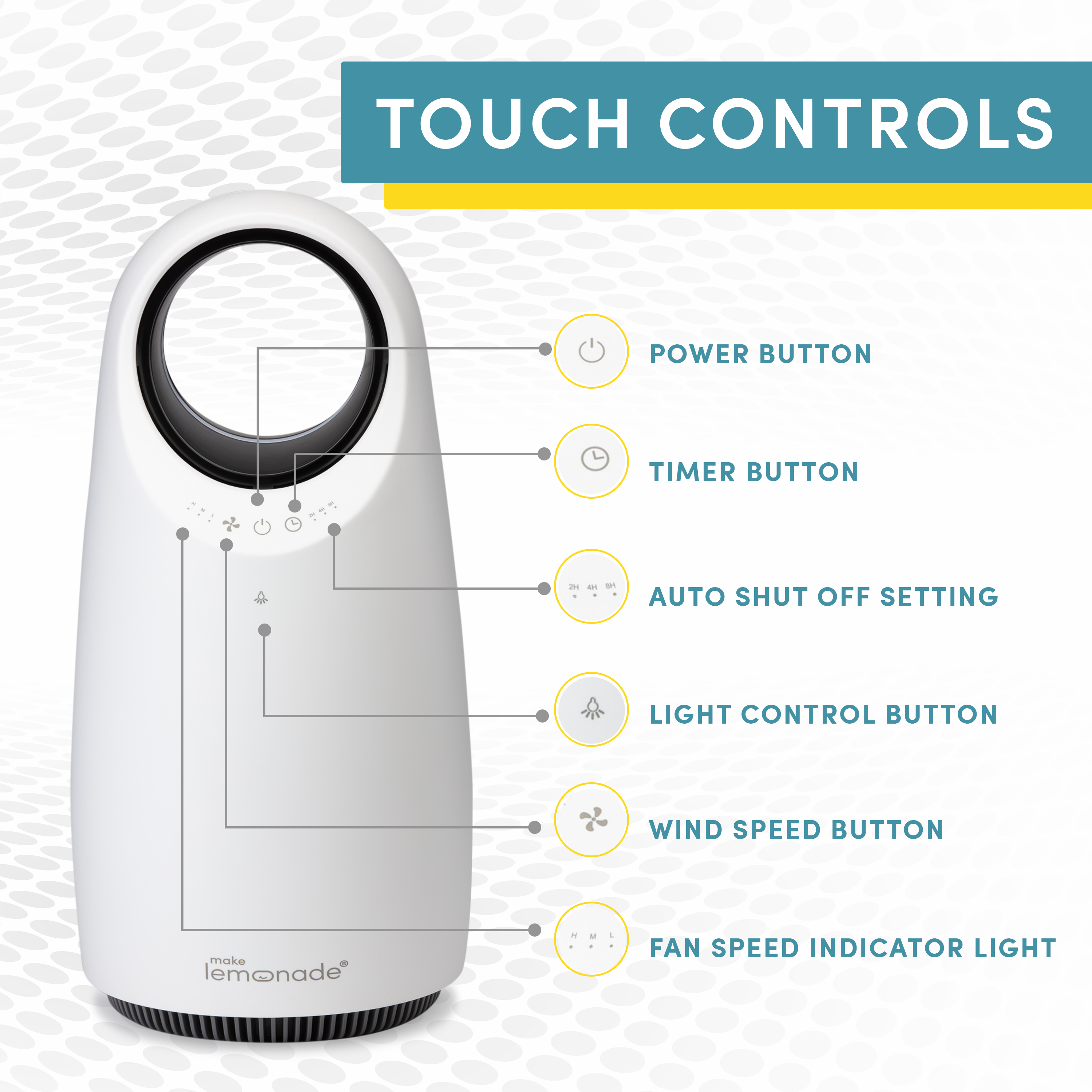 homedics-make-lemonade-halo-air-purifier image 3