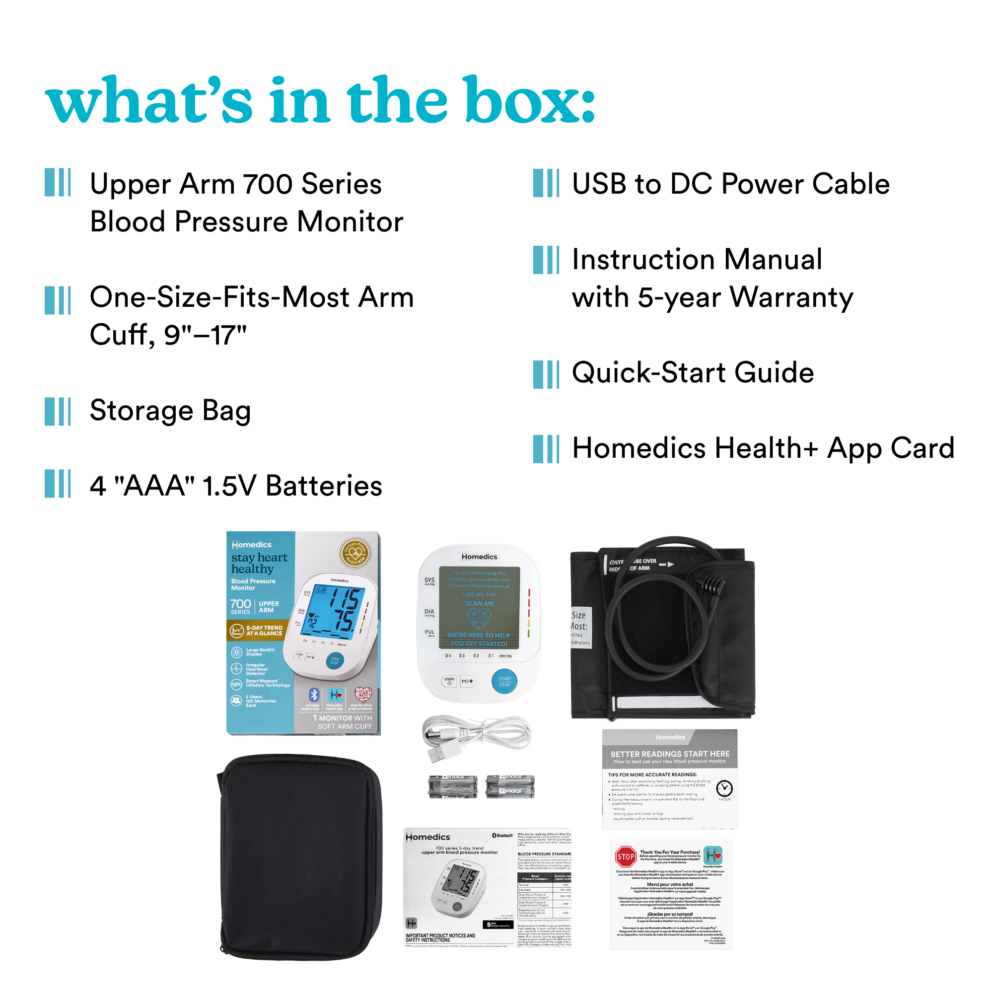homedics-5-day-trend-at-a-glance-arm-700-series-blood-pressure-monitor image 7