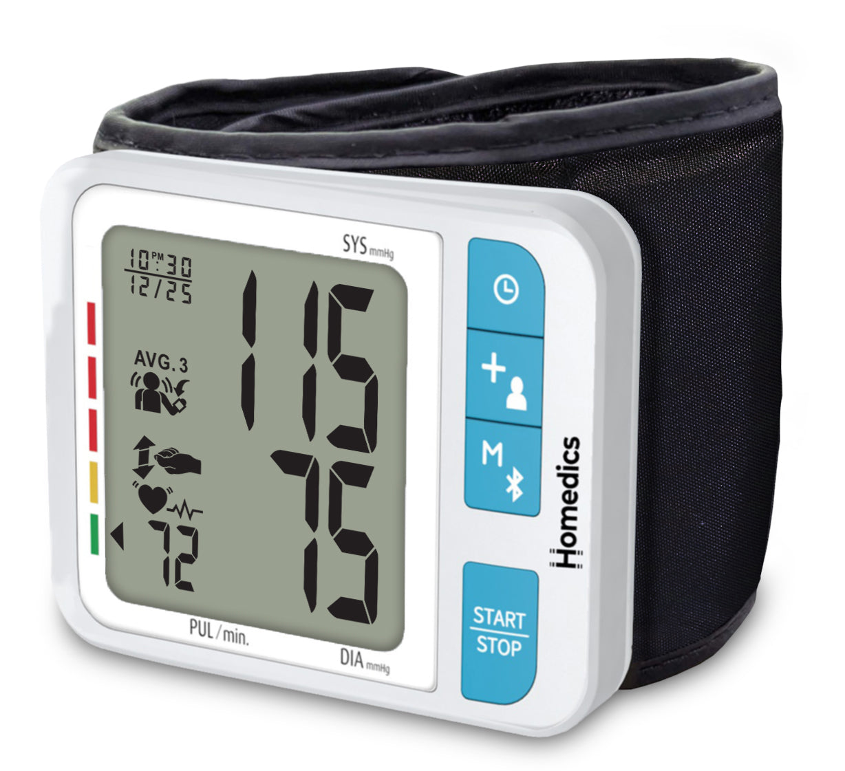 homedics-wrist-blood-pressure-monitor-with-bluetooth-smart-health-tracking-with- image 5