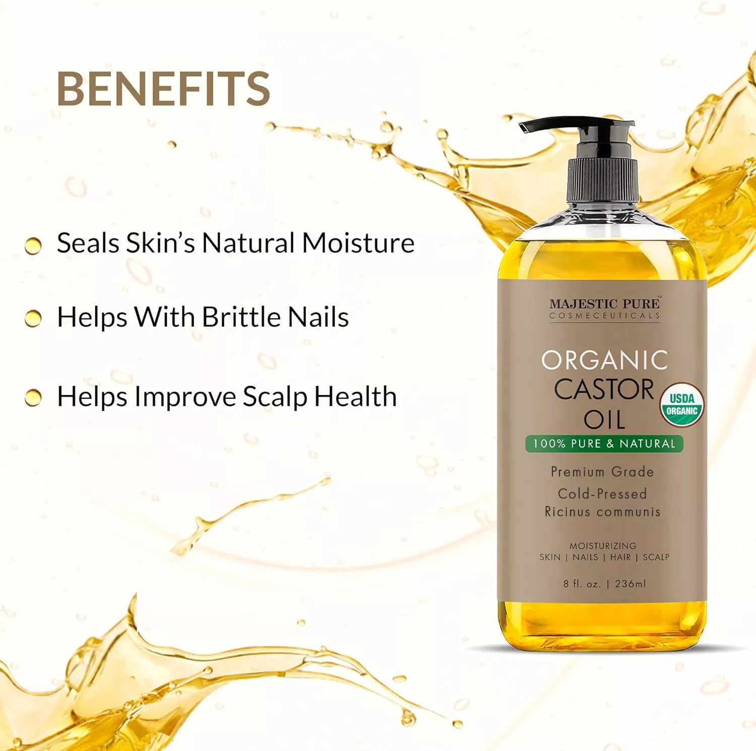 majestic-pure-fractionated-coconut-oil-usda-castor-oil-duo-hair-body-care-set image 7