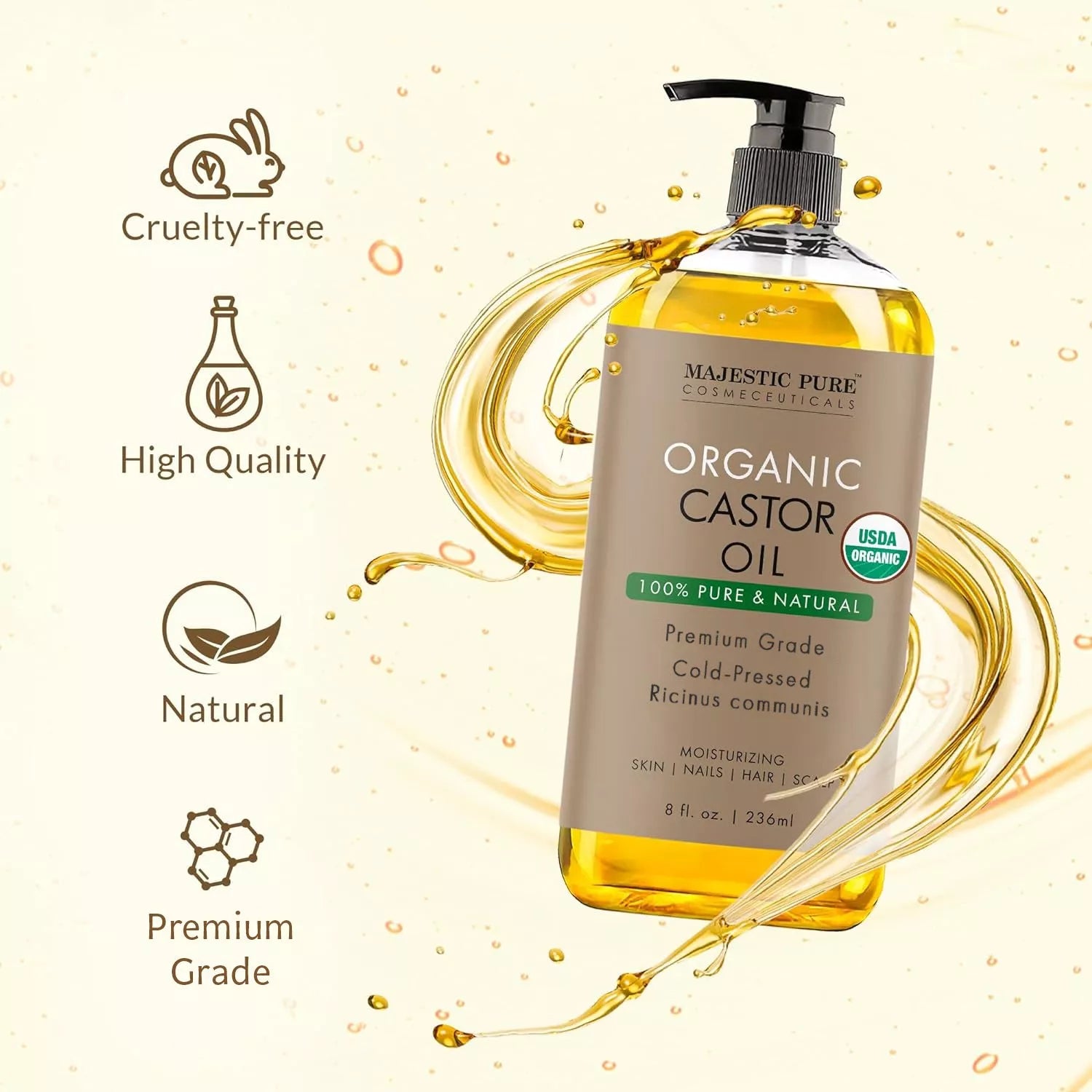 majestic-pure-fractionated-coconut-oil-usda-castor-oil-duo-hair-body-care-set image 5