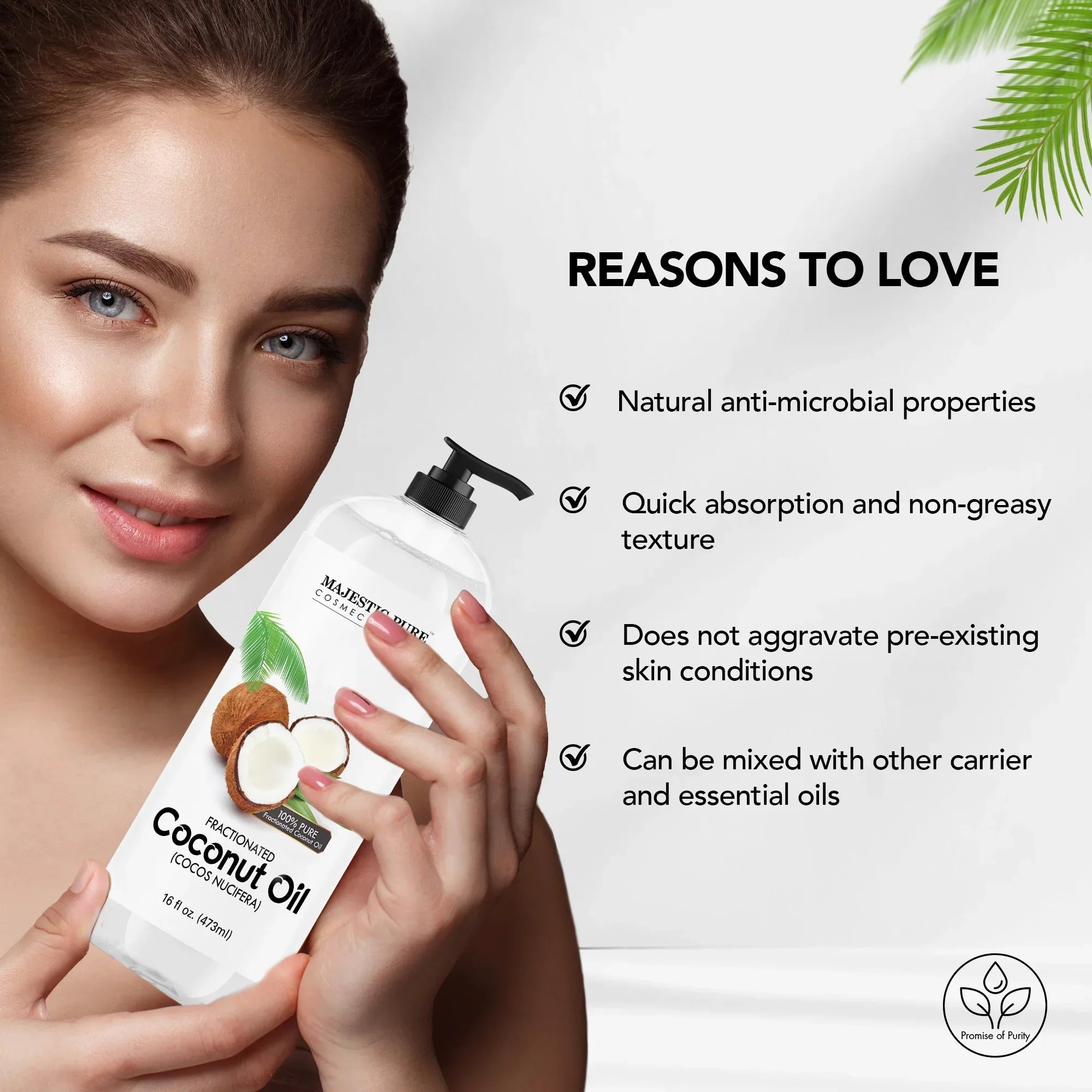majestic-pure-fractionated-coconut-oil-sore-muscle-massage-oil-with-lavender-cha image 8