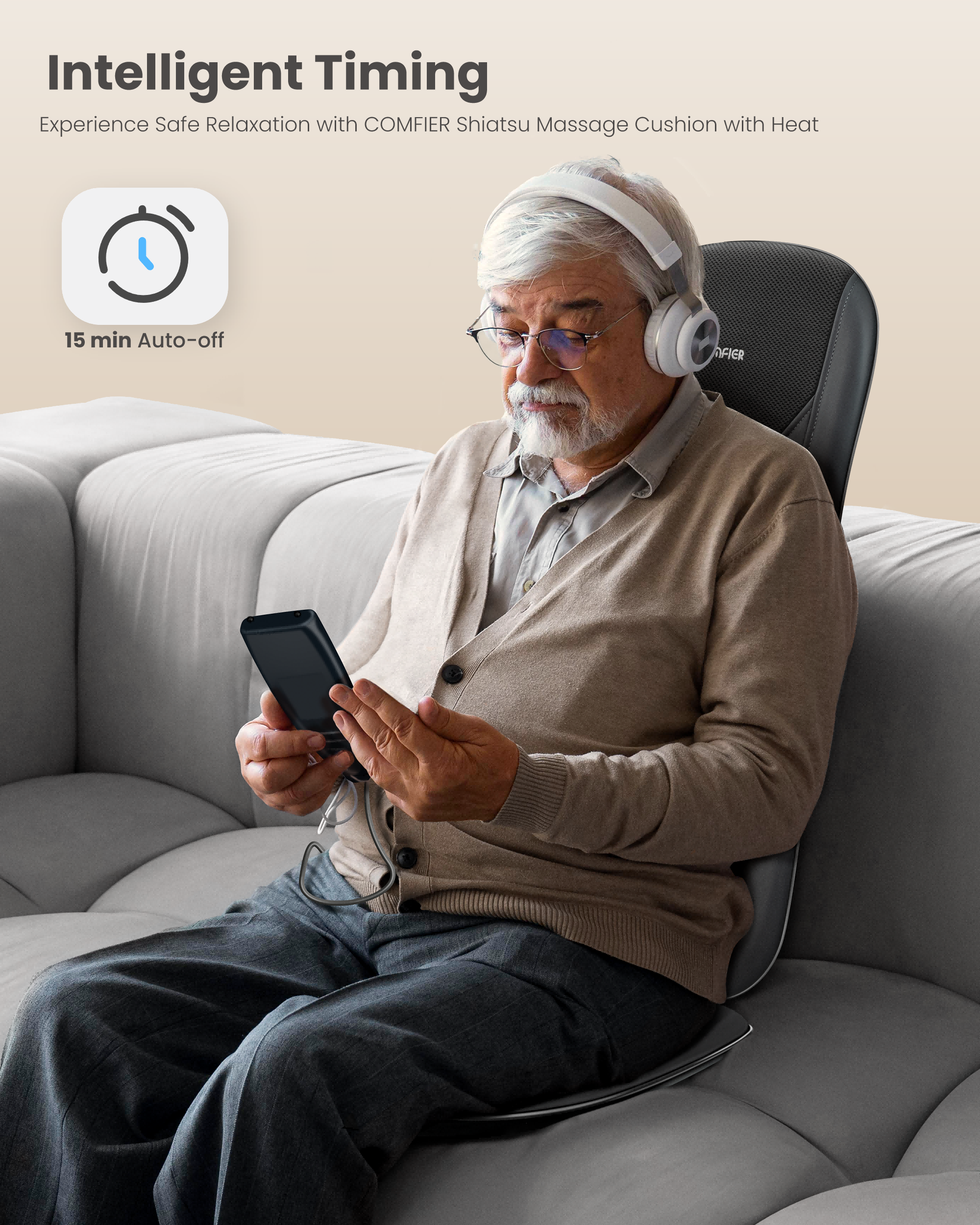comfier-2405-portable-back-massager-for-chair-with-heat-and-adjustable-kneading image 5