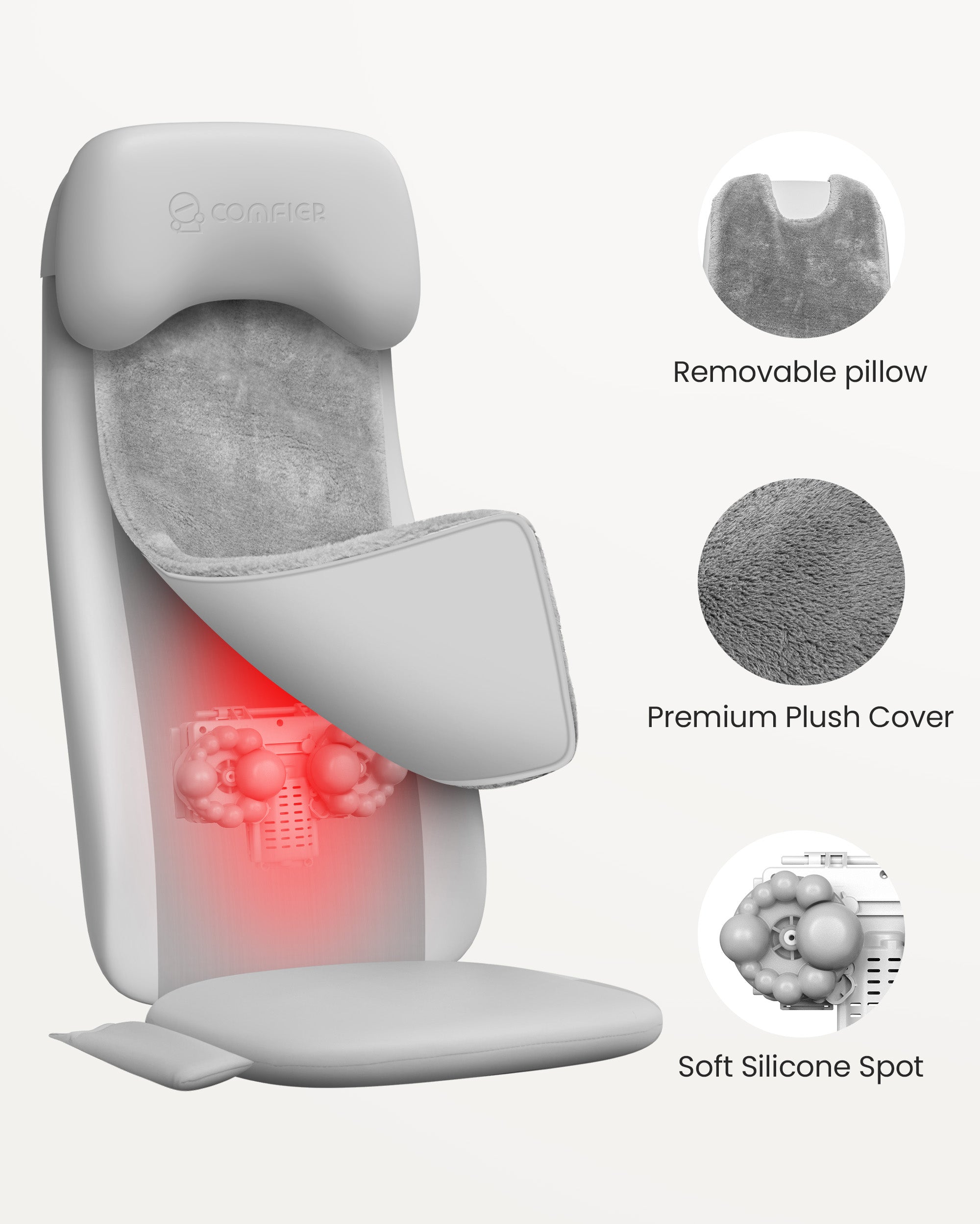 comfier-2311-upgrade-shiatsu-back-massager-with-heat-vibration-s-track-design image 7