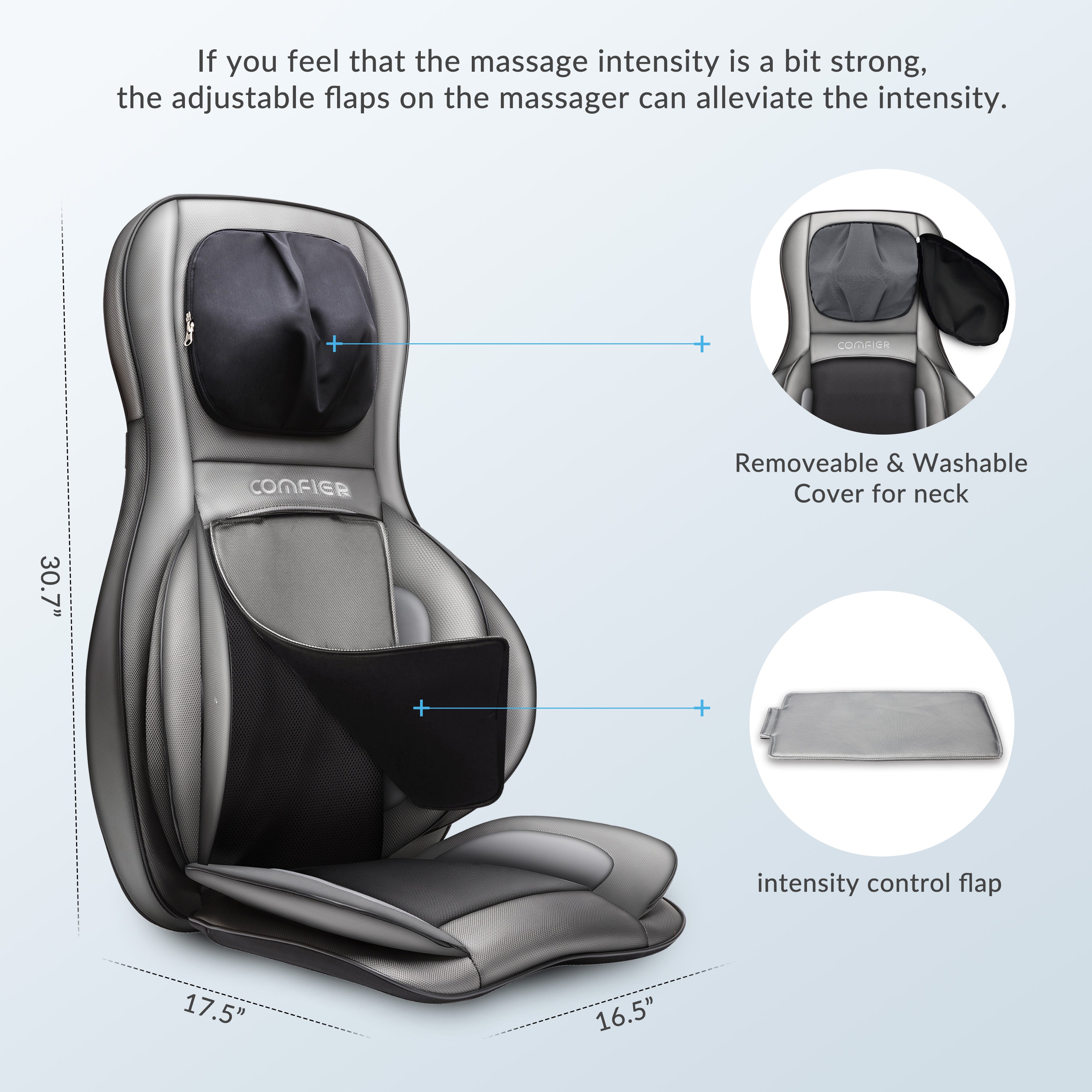 comfier-neck-back-massager-flap-replacement-accessory-for-models-cf-2307a-cf-230 image 2