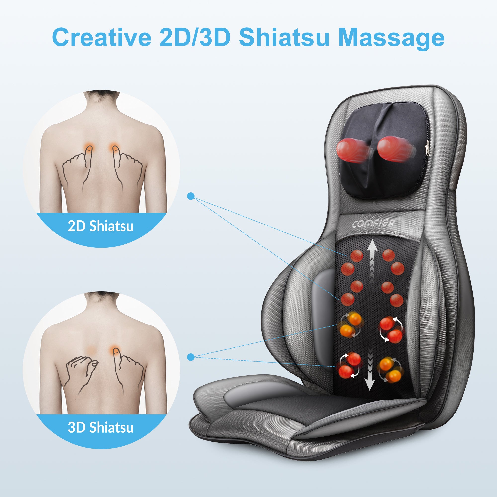 comfier-full-body-shiatsu-massage-chair-pad-with-heat-and-air-compression image 4