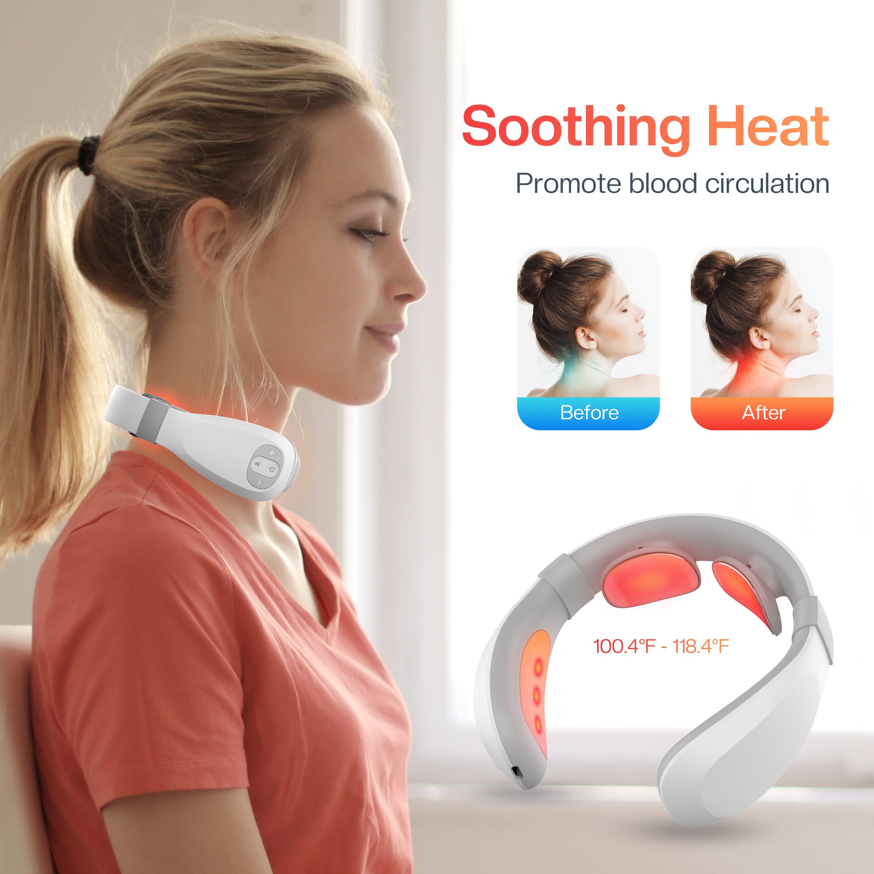 comfier-6322-portable-intelligent-electric-pulse-neck-massager-with-heat image 4