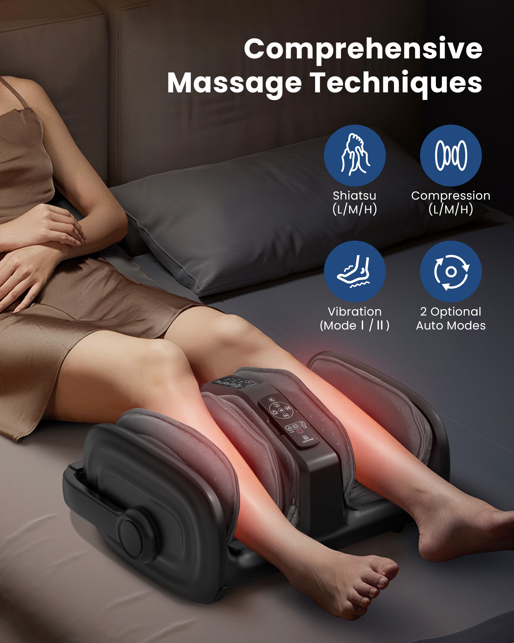comfier-foot-calf-massager-with-heat-squeeze-vibration-remote-control-model-5416 image 3