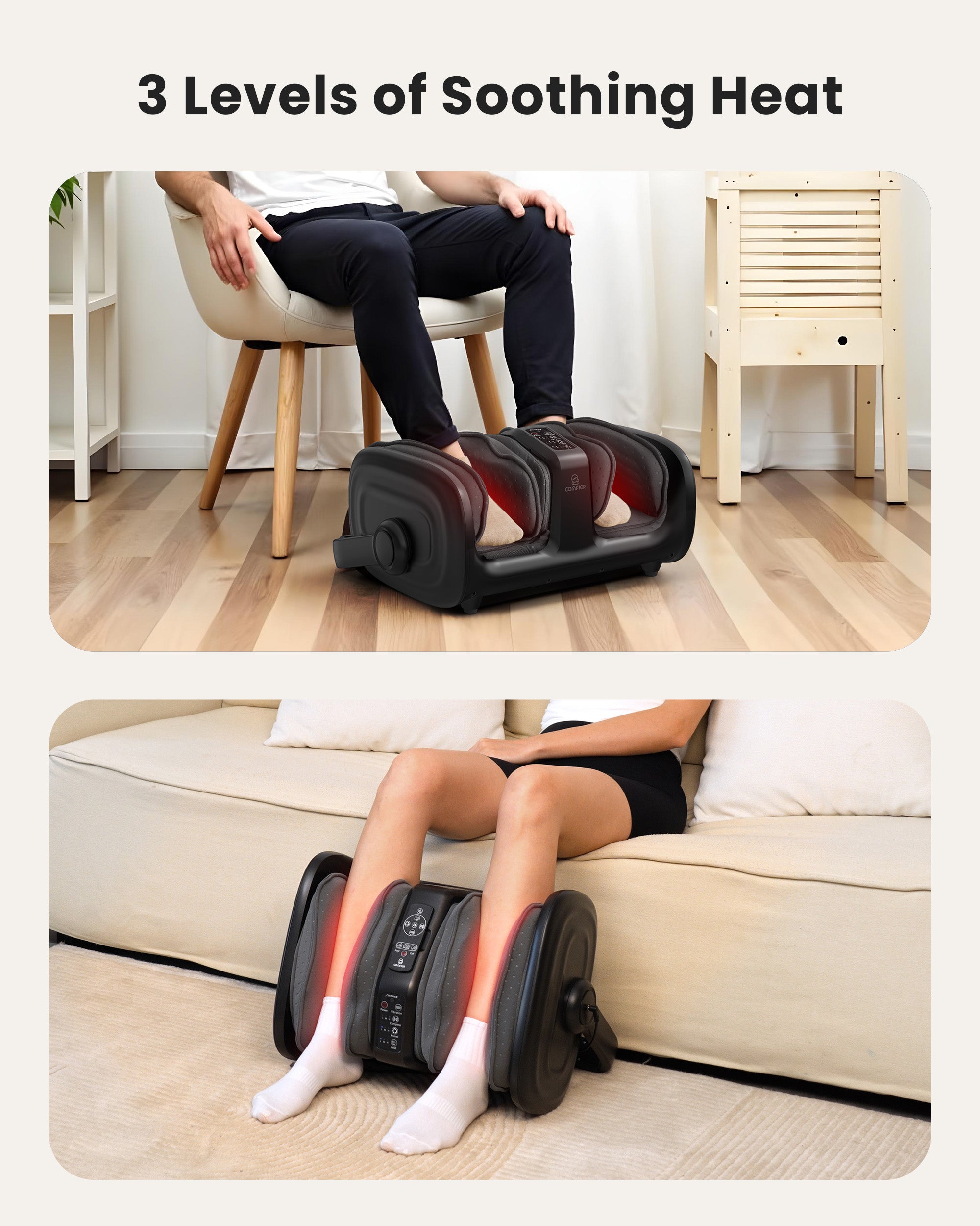 comfier-foot-calf-massager-with-heat-squeeze-vibration-remote-control-model-5416 image 6