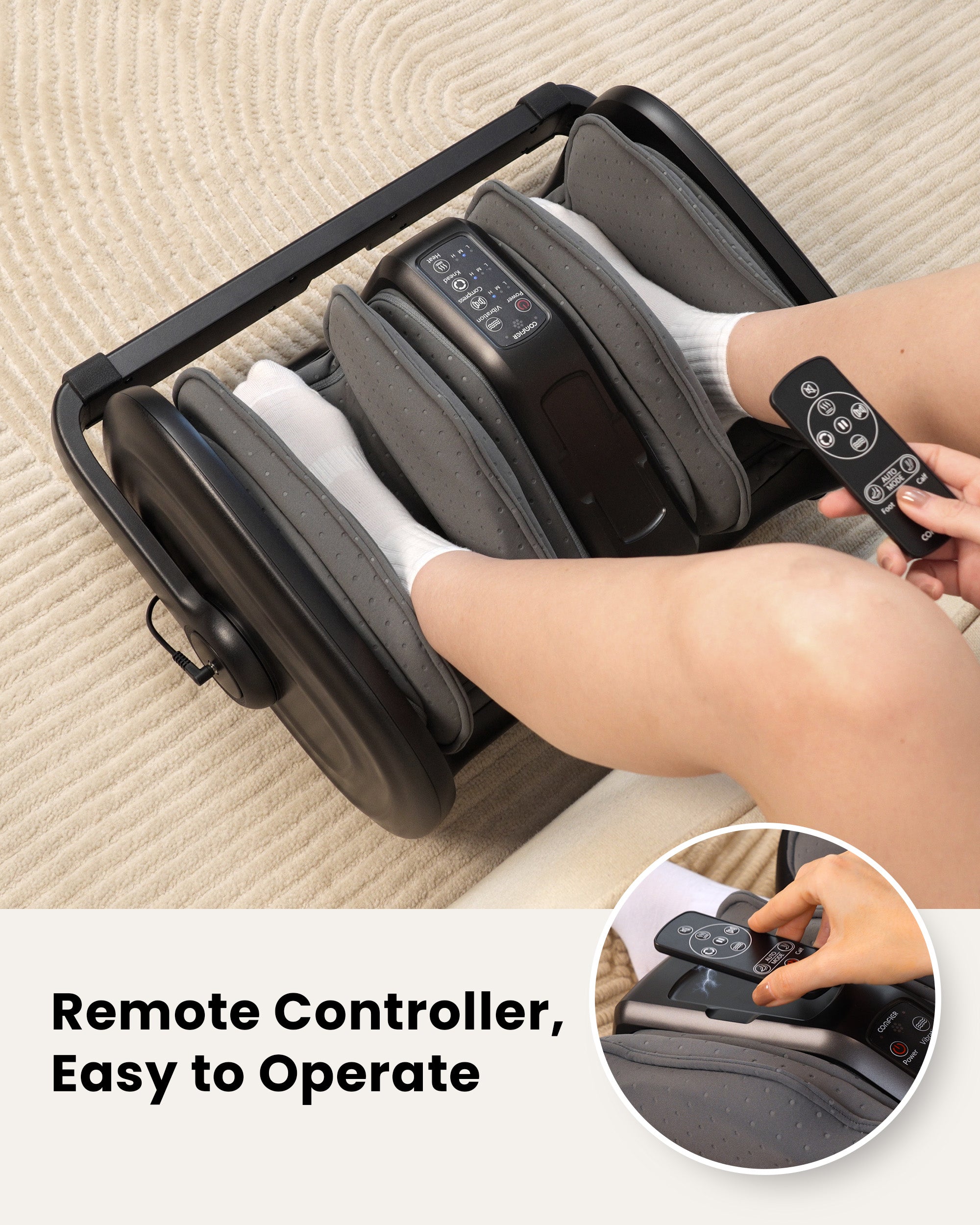 comfier-foot-calf-massager-with-heat-squeeze-vibration-remote-control-model-5416 image 7