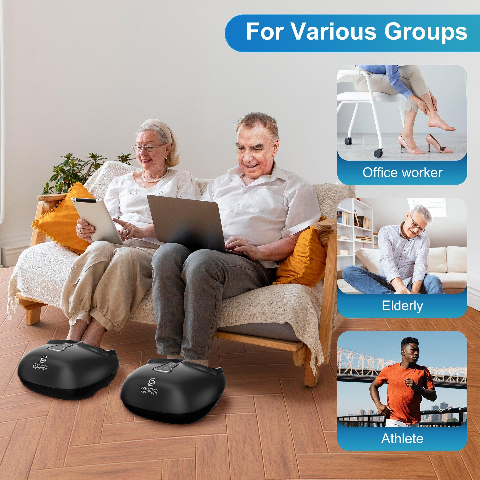comfier-5212-shiatsu-foot-massager-with-pause-function-heat-compression-vibratio image 3
