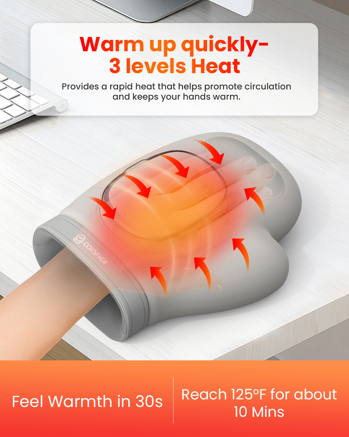 comfier-4403-wireless-hand-massager-with-heat-and-compression image 4