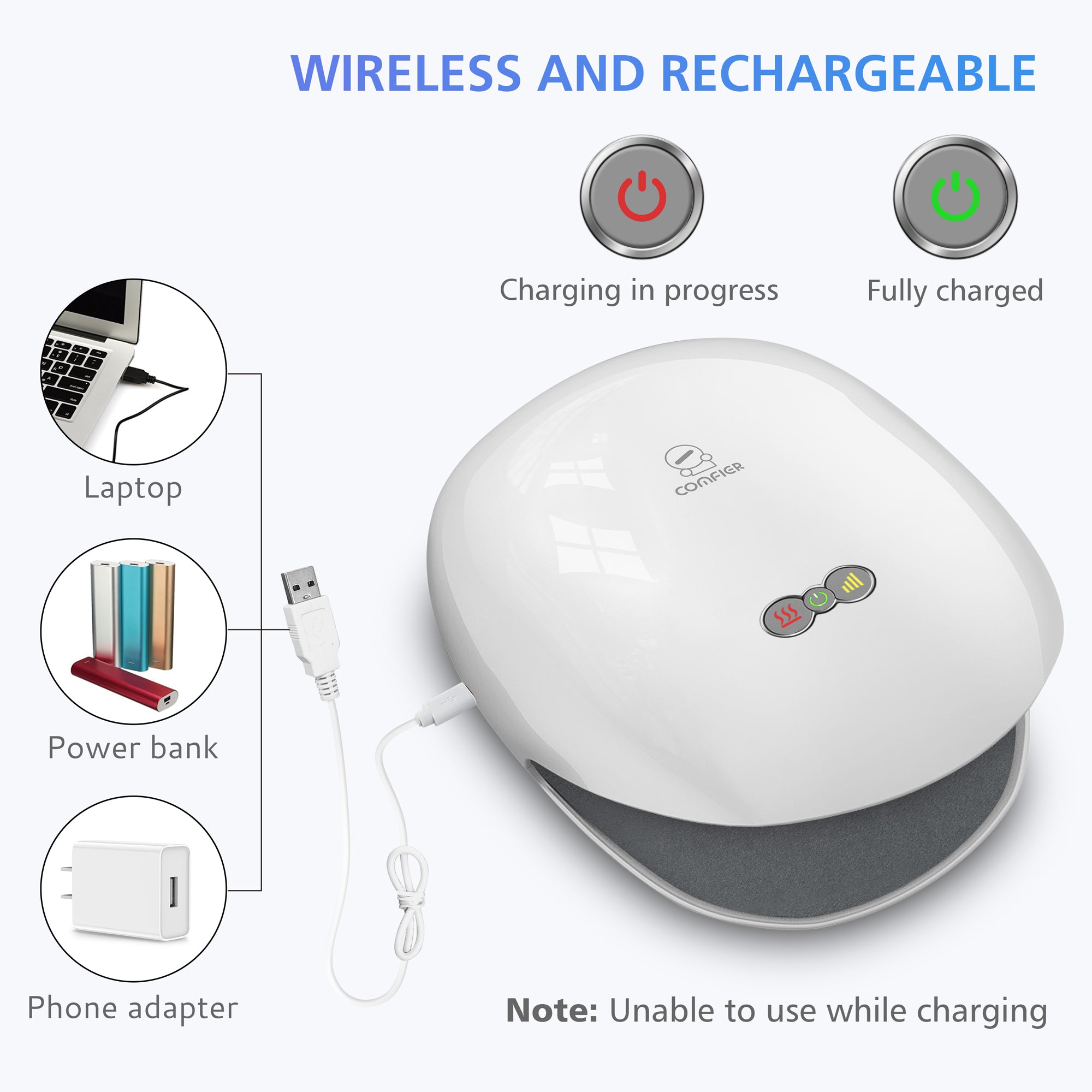 comfier-4803-wireless-hand-massager-with-3-levels-compression-heating image 8