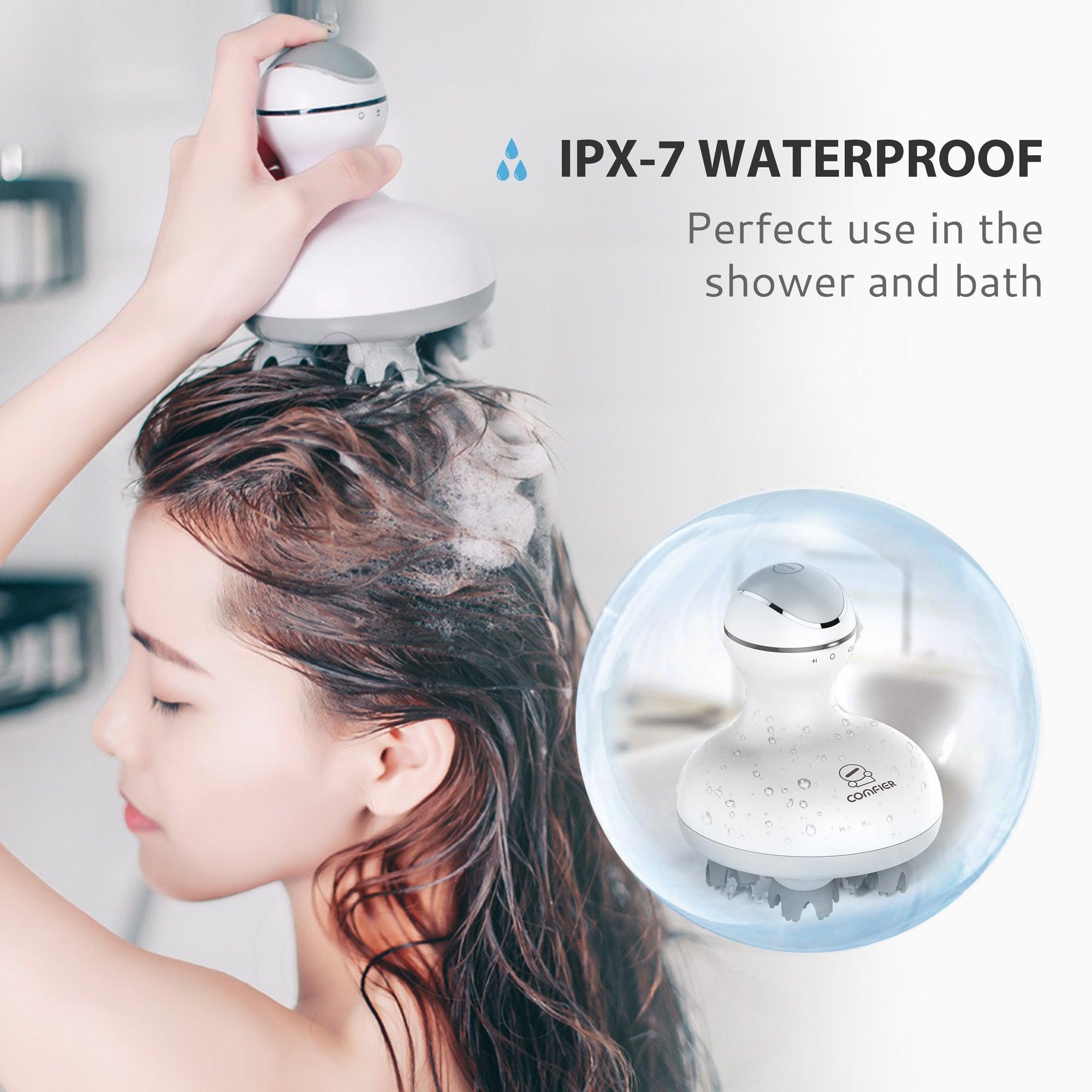 comfier-4902-cordless-scalp-massager-with-84-nodes-4-modes-waterproof-and-portab image 3