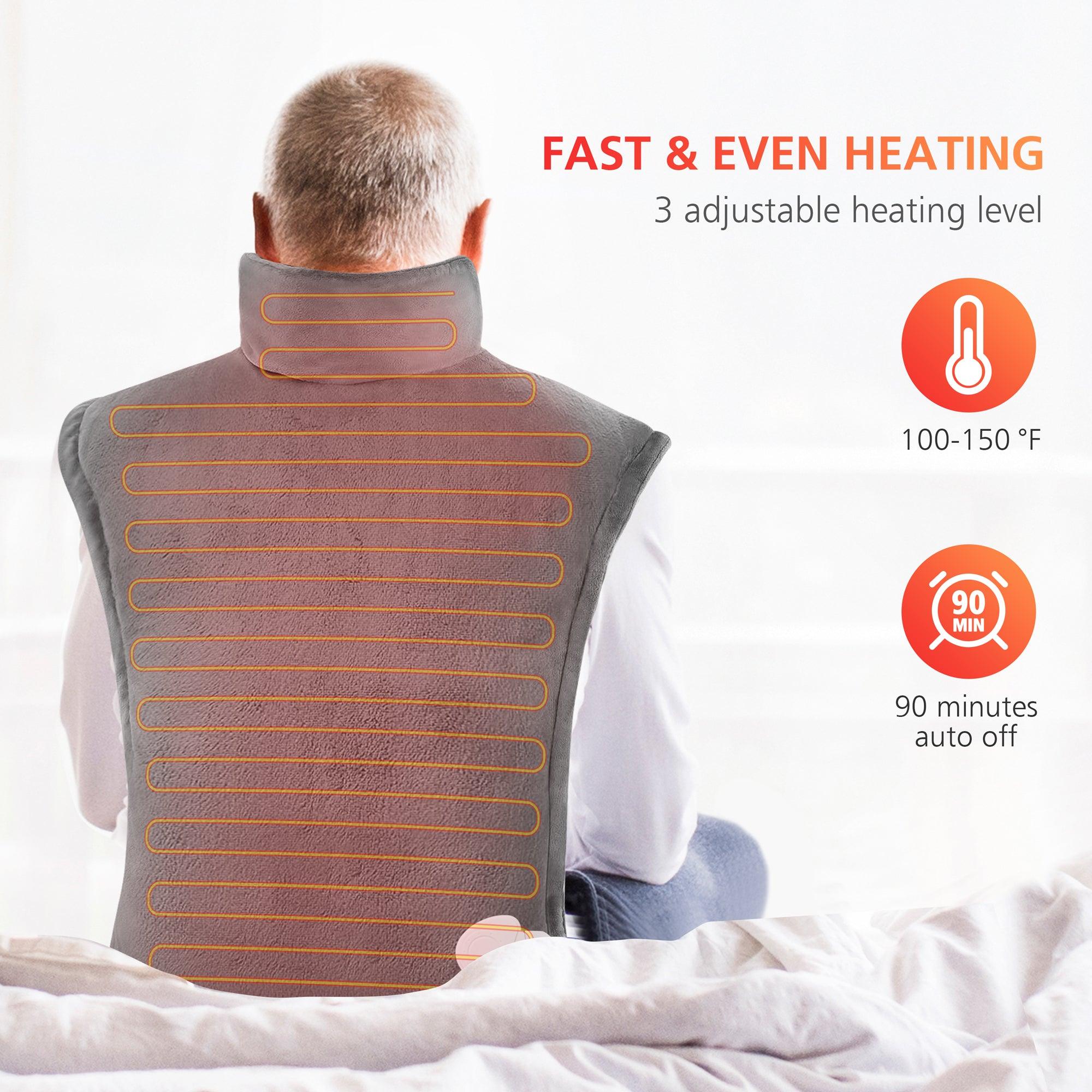 comfier-h1822d-fast-heating-pad-for-neck-and-shoulders-with-3-heat-levels image 2