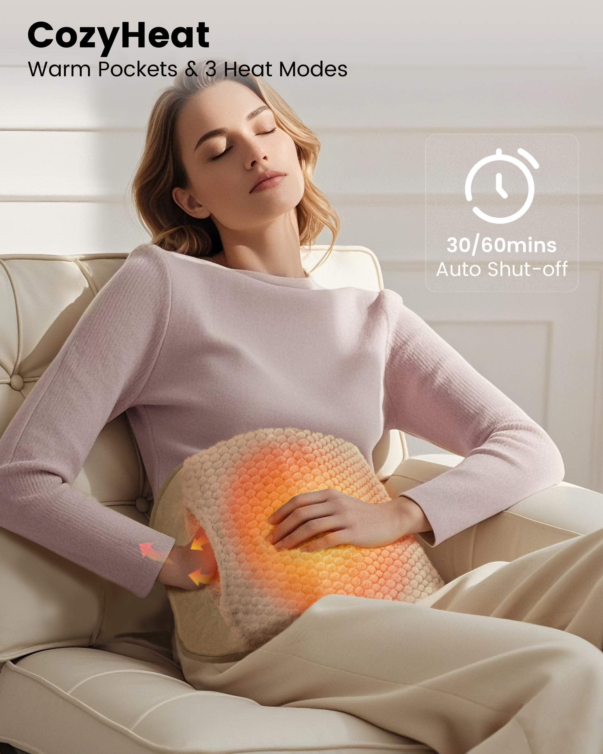 comfier-6413-plush-fabric-heating-vibrating-massage-mat-with-hand-warmer-pockets image 2