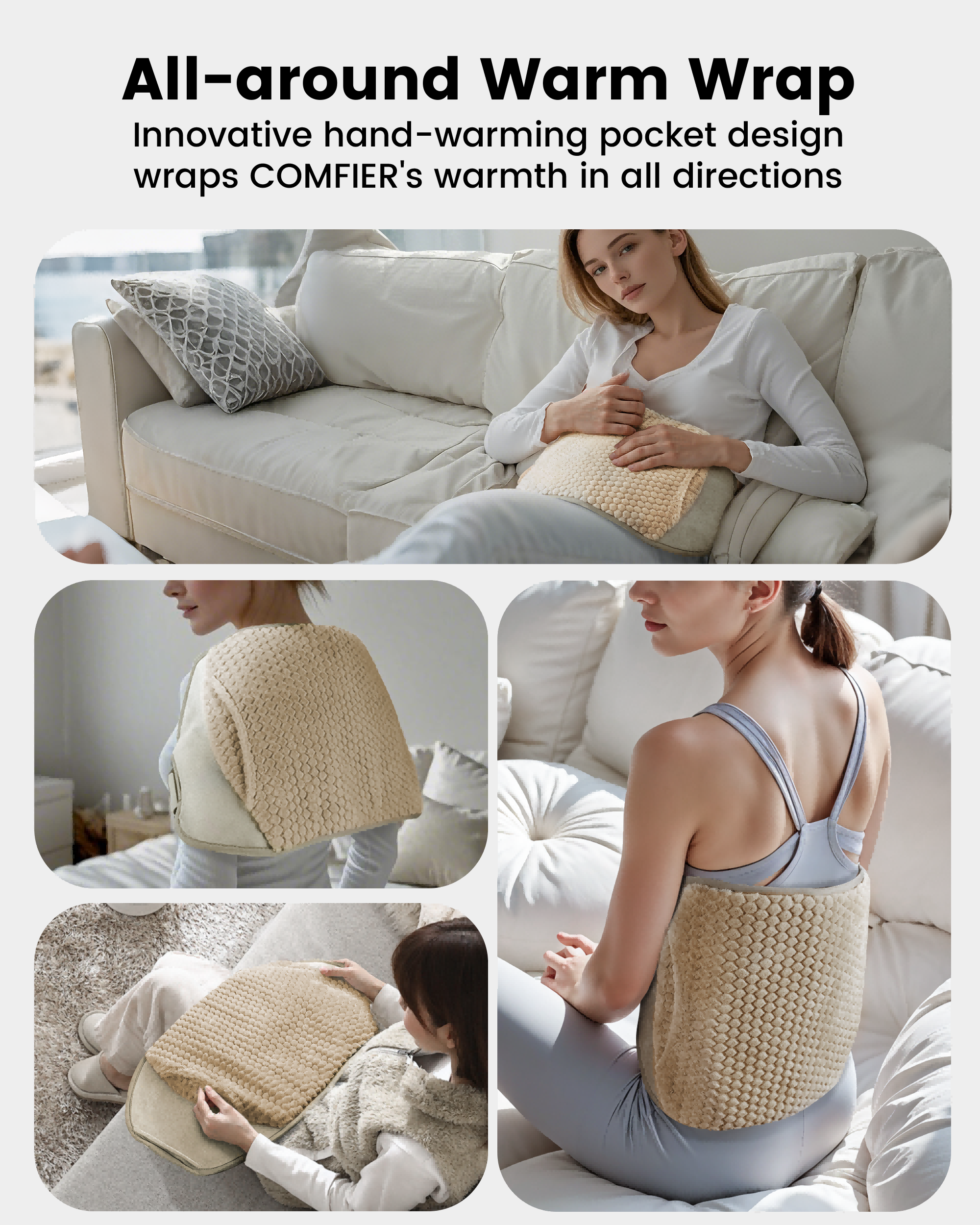 comfier-6413-plush-fabric-heating-vibrating-massage-mat-with-hand-warmer-pockets image 5