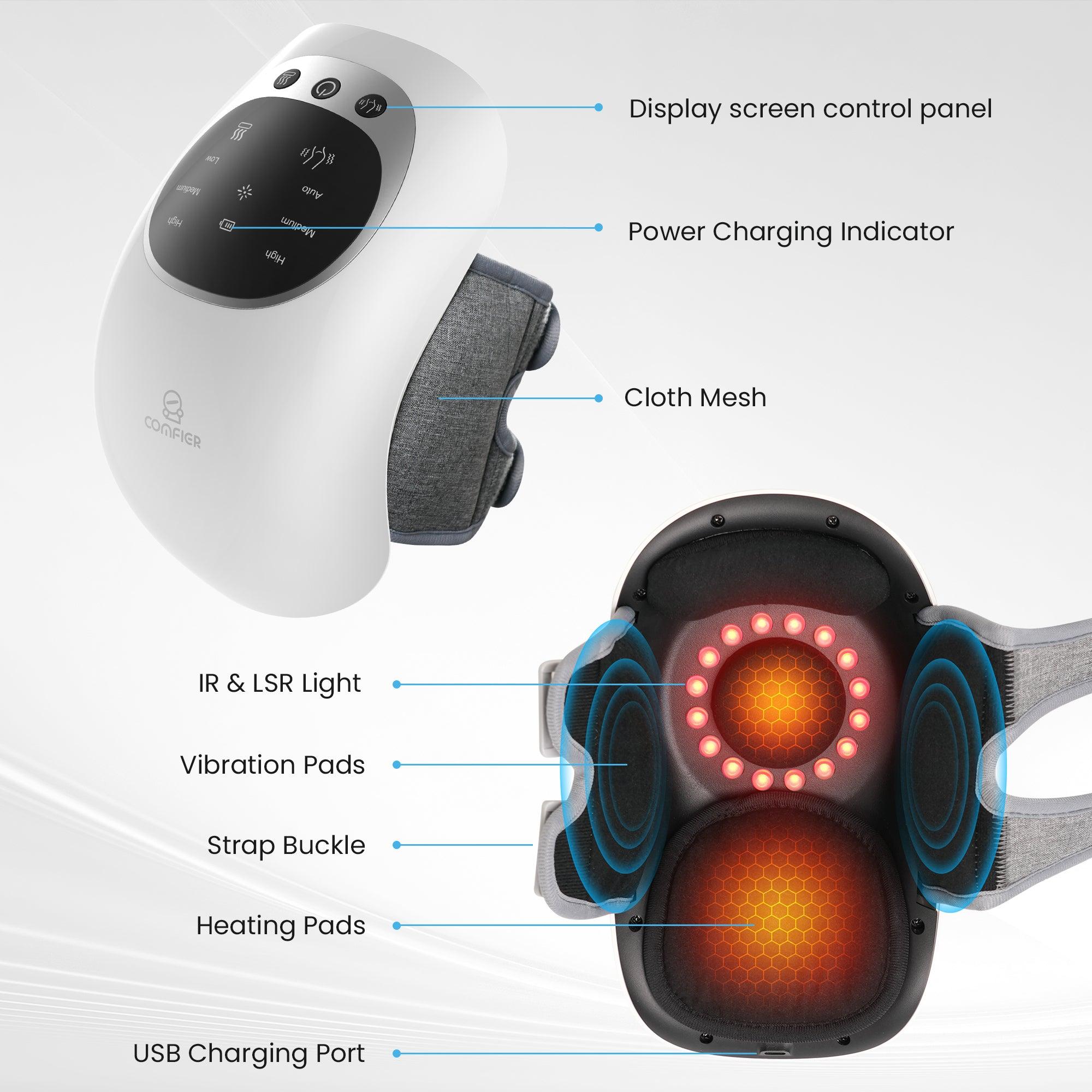 comfier-5320-cordless-knee-massager-with-heat-and-red-light-therapy image 4