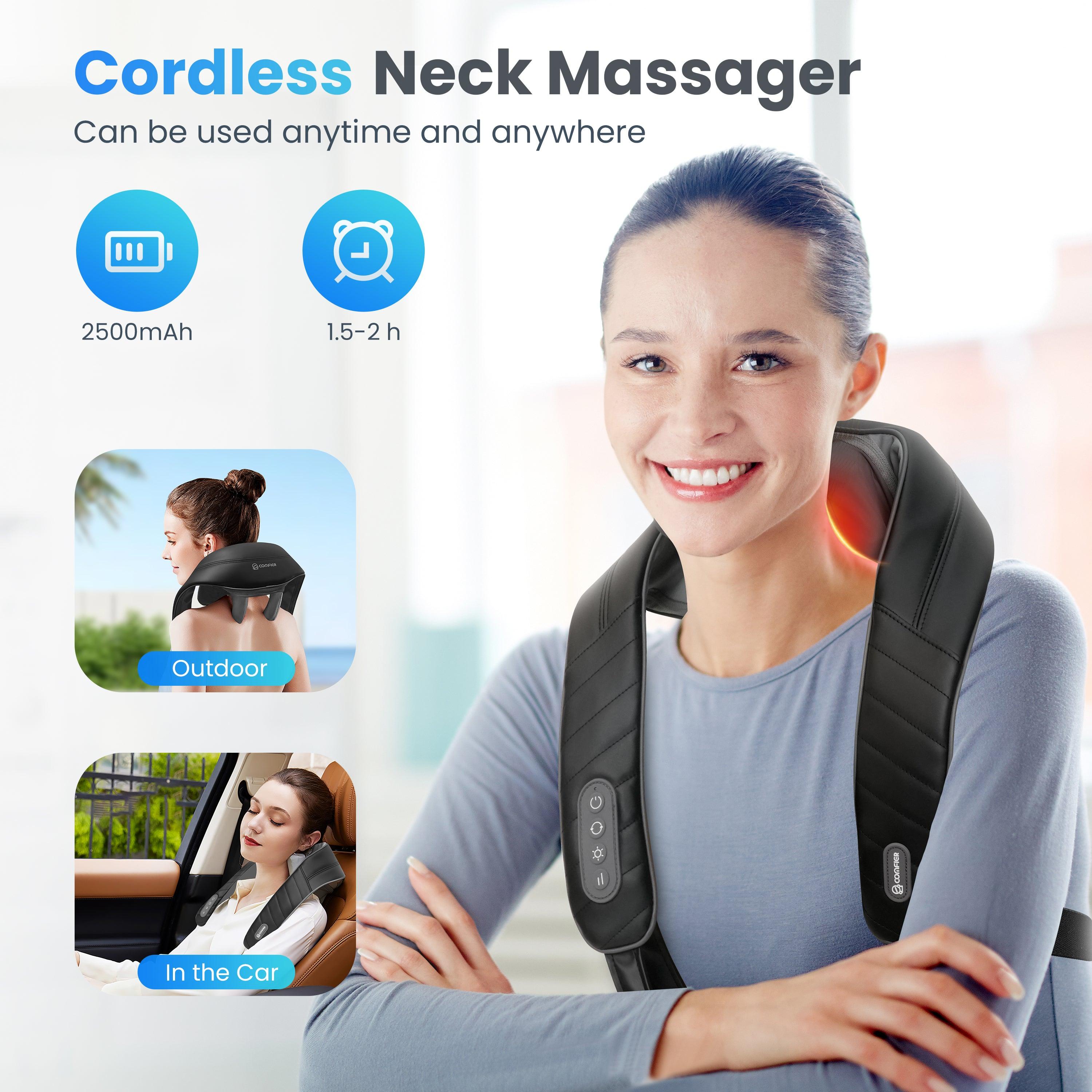 comfier-6812-upgrade-cordless-neck-massager-with-heat-rechargeable-shiatsu-usb-c image 2