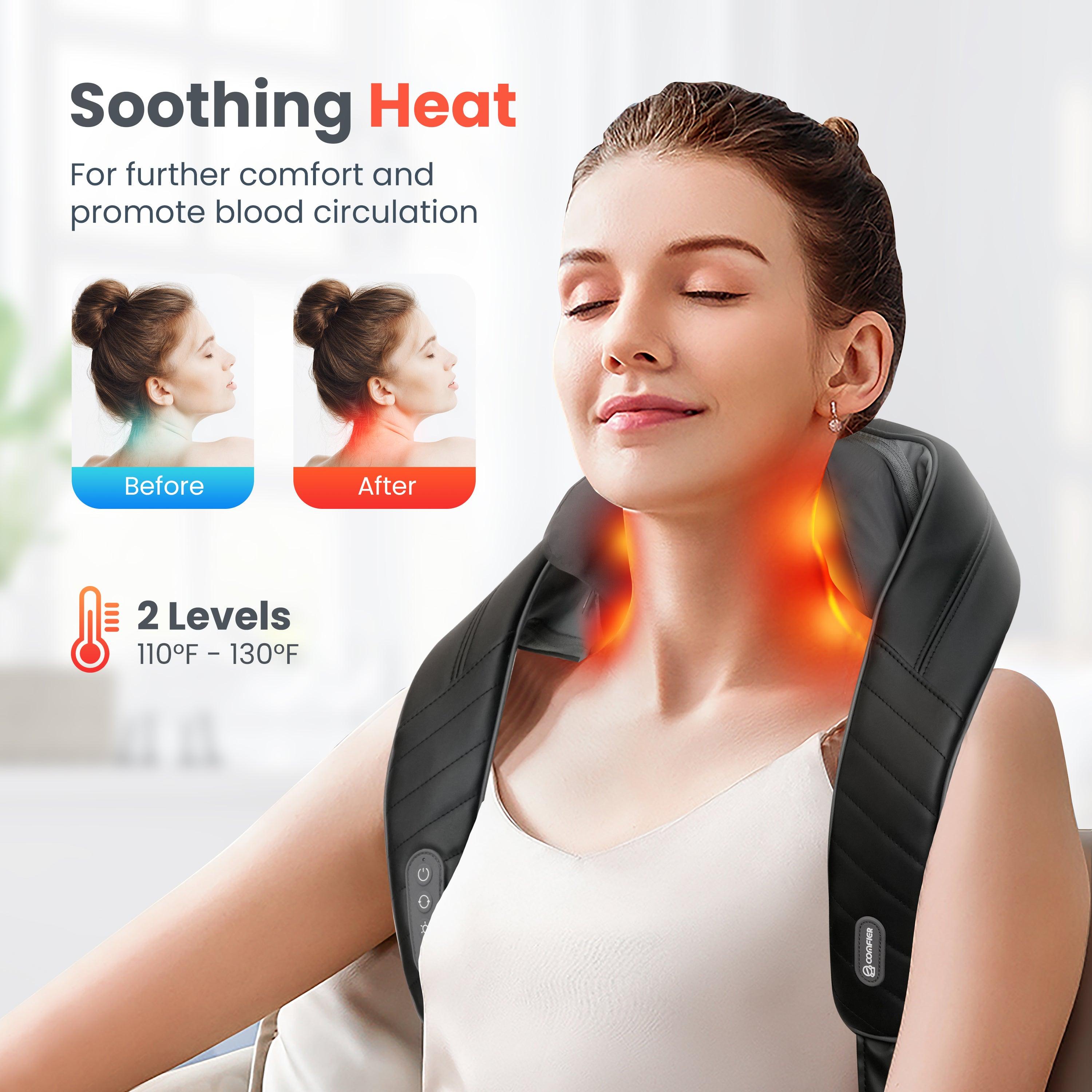 comfier-6812-upgrade-cordless-neck-massager-with-heat-rechargeable-shiatsu-usb-c image 3