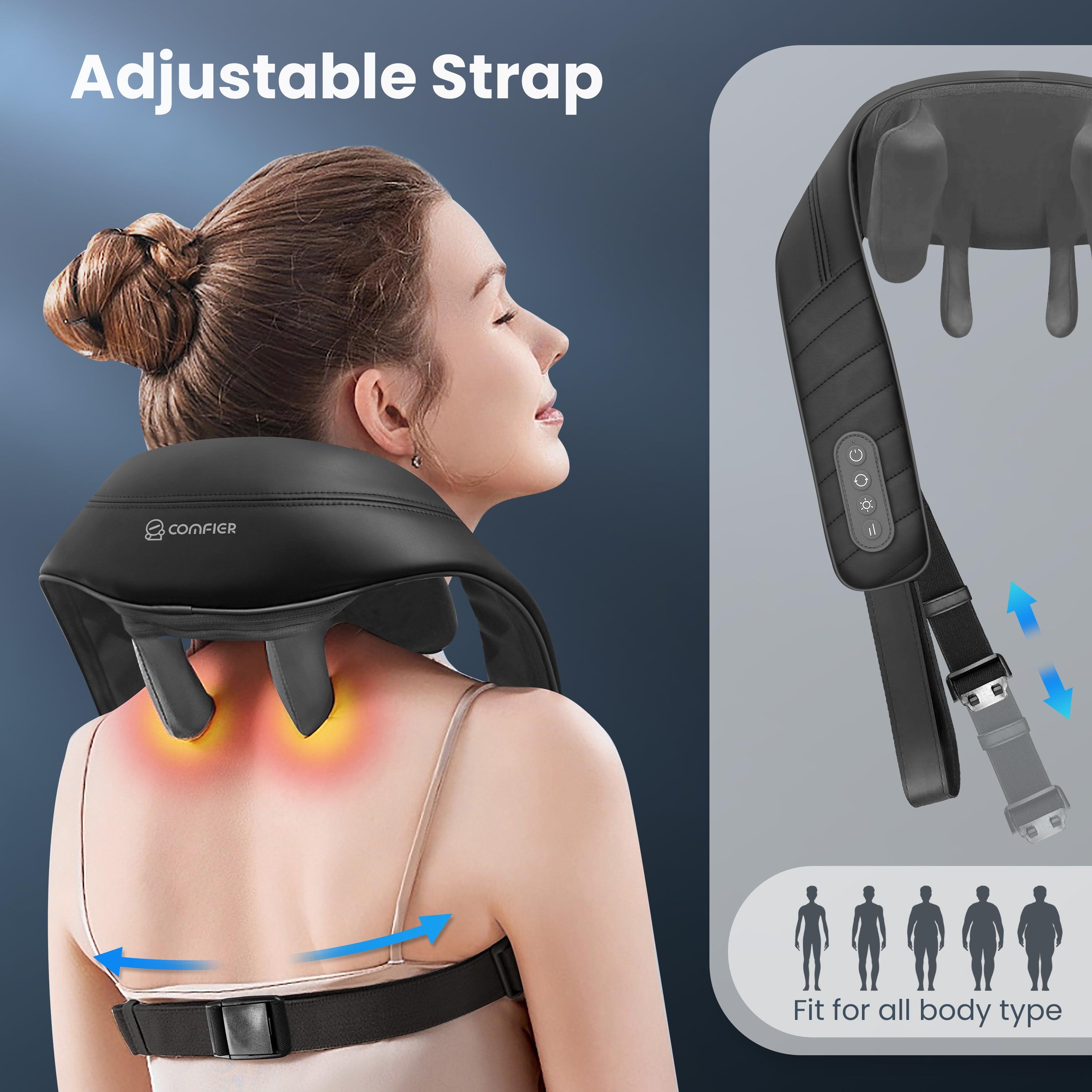 comfier-6812-upgrade-cordless-neck-massager-with-heat-rechargeable-shiatsu-usb-c image 8