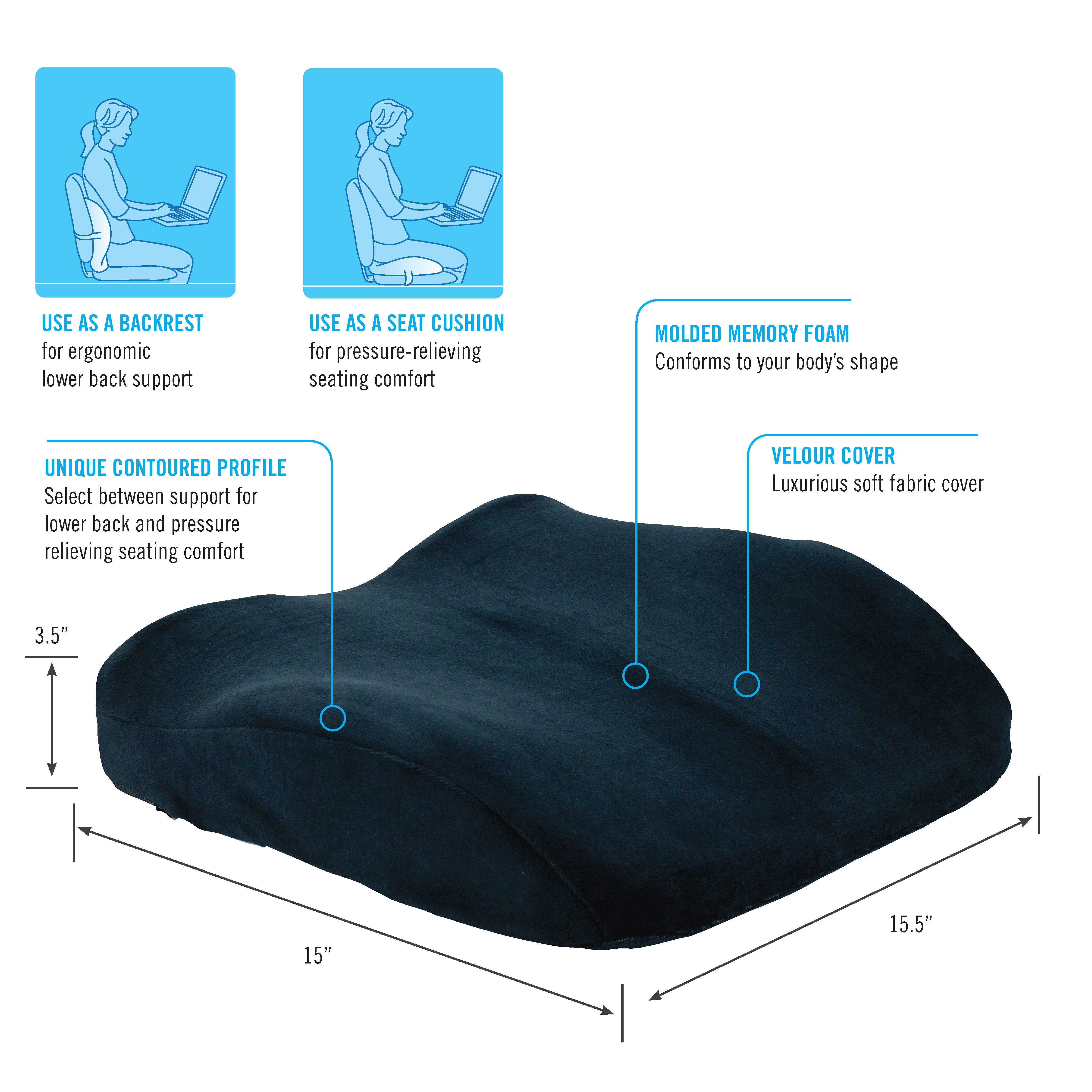 homedics-sit-back-cushion-ergonomic-seat-and-backrest-support image 2