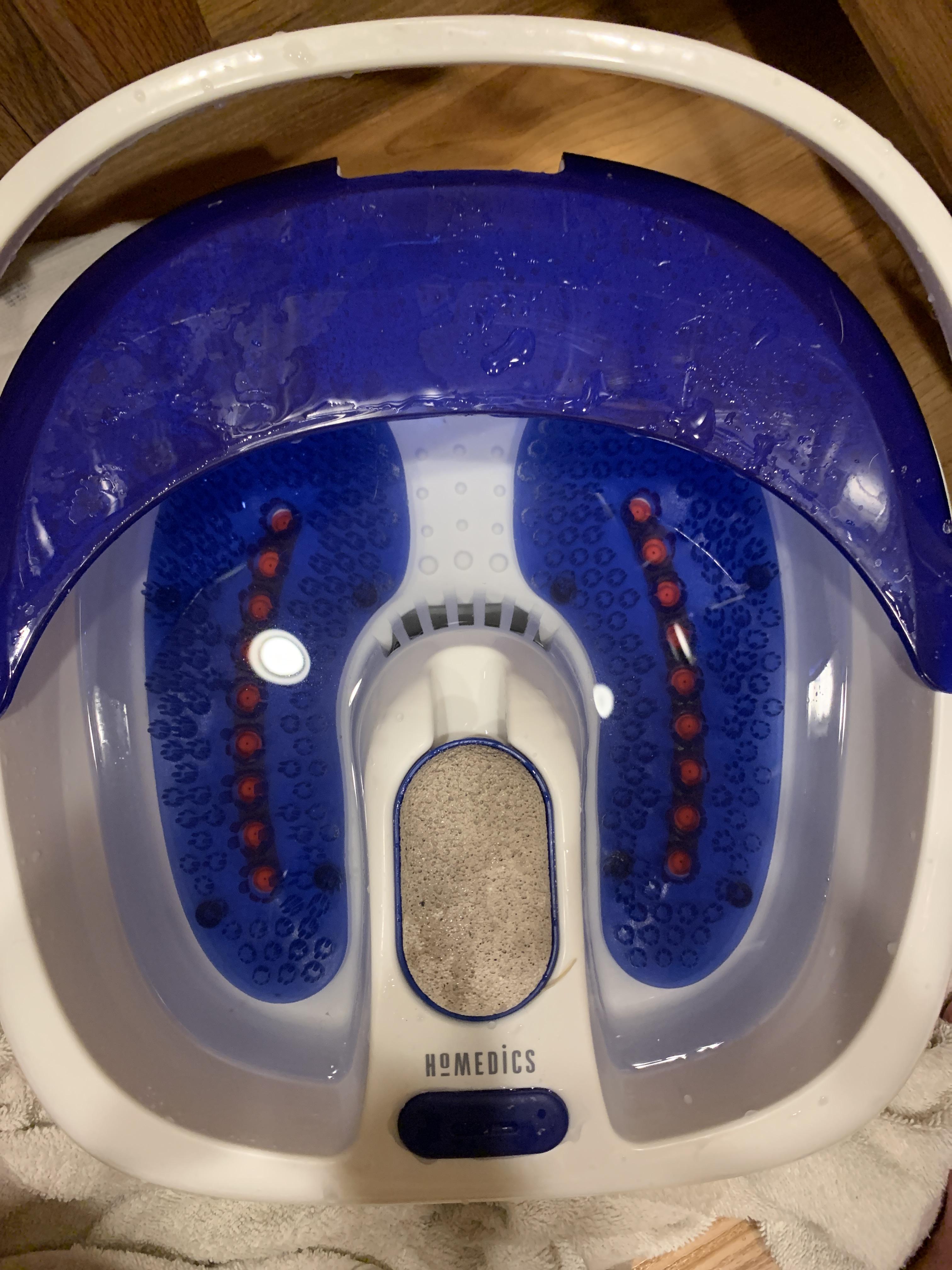 Nice footbath, but shallow