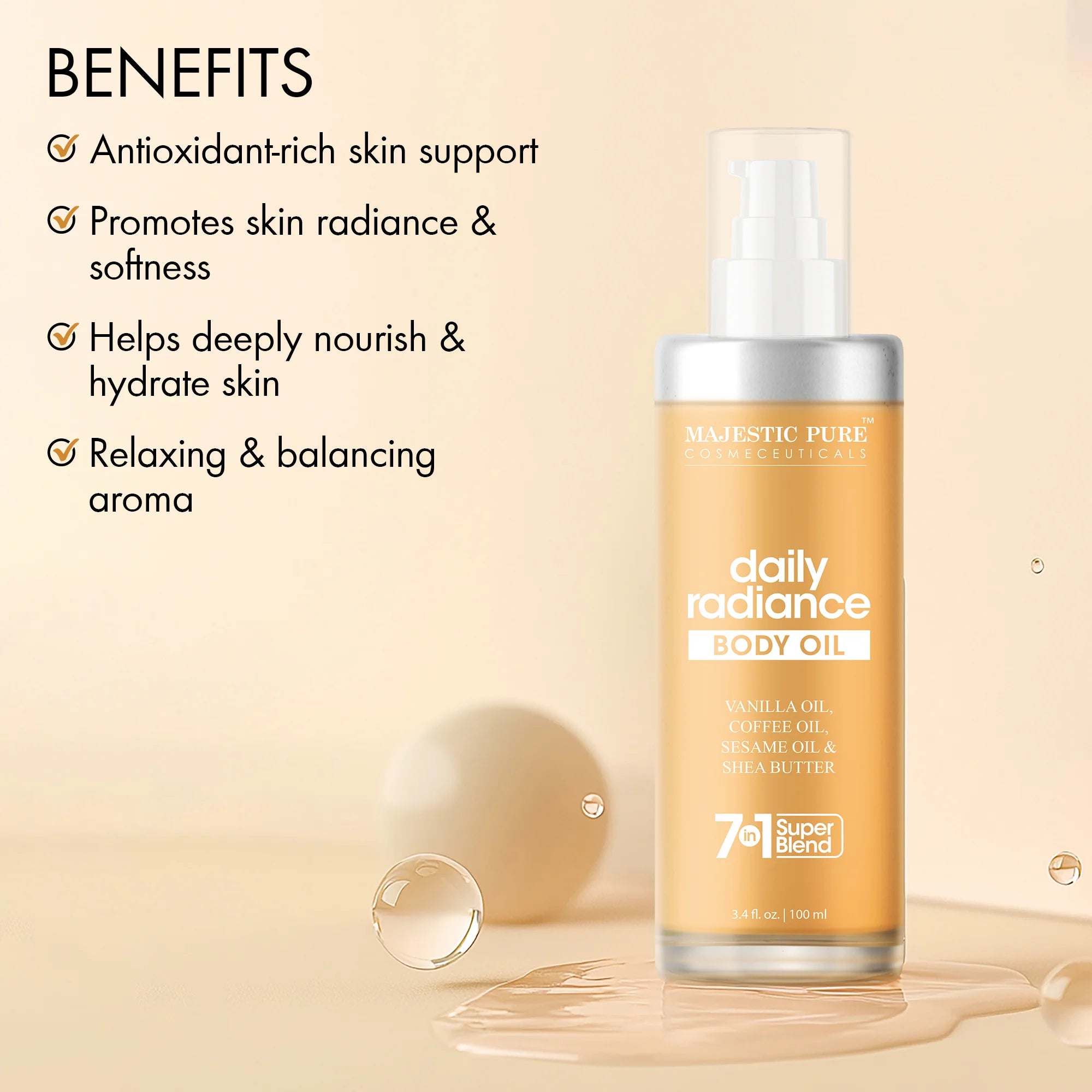 majestic-pure-daily-radiance-body-oil-with-vanilla-oil-and-shea-butter-3-4-fl-oz image 8