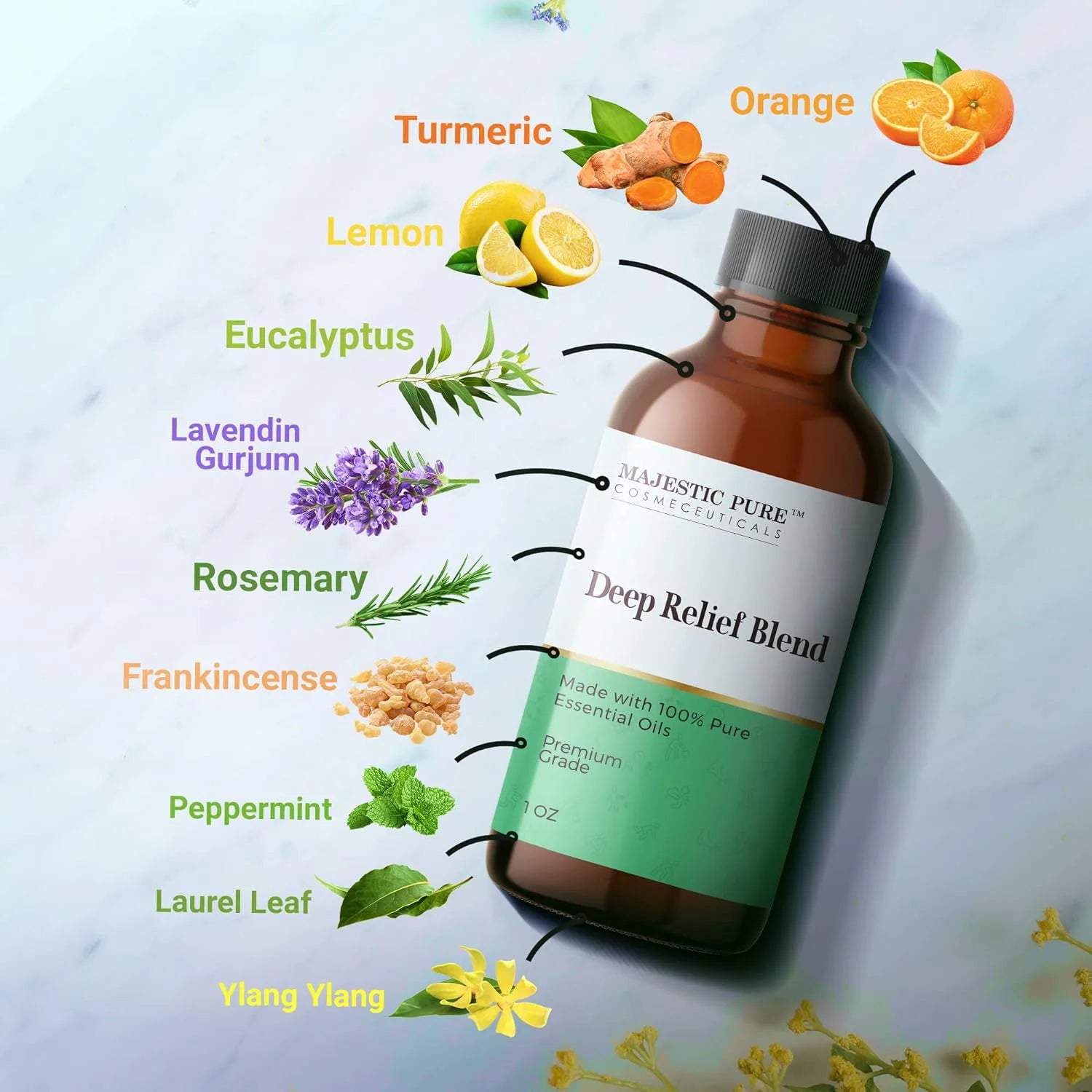 majestic-pure-deep-relief-essential-oil-blend-1oz-natural-body-ache-relief-with- image 2