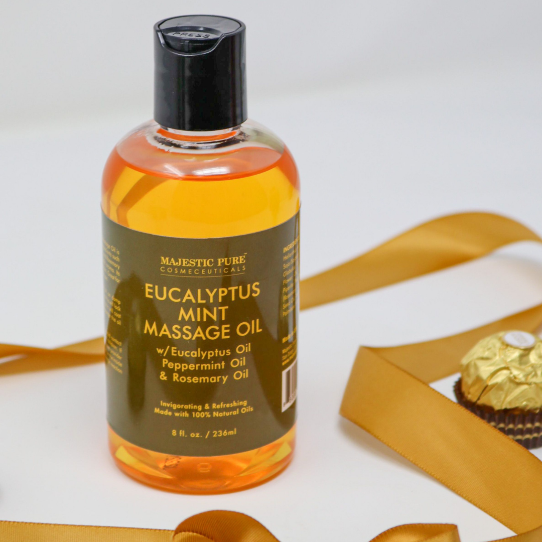majestic-pure-eucalyptus-mint-massage-oil-8-fl-oz-invigorating-natural-oil-for-s image 3